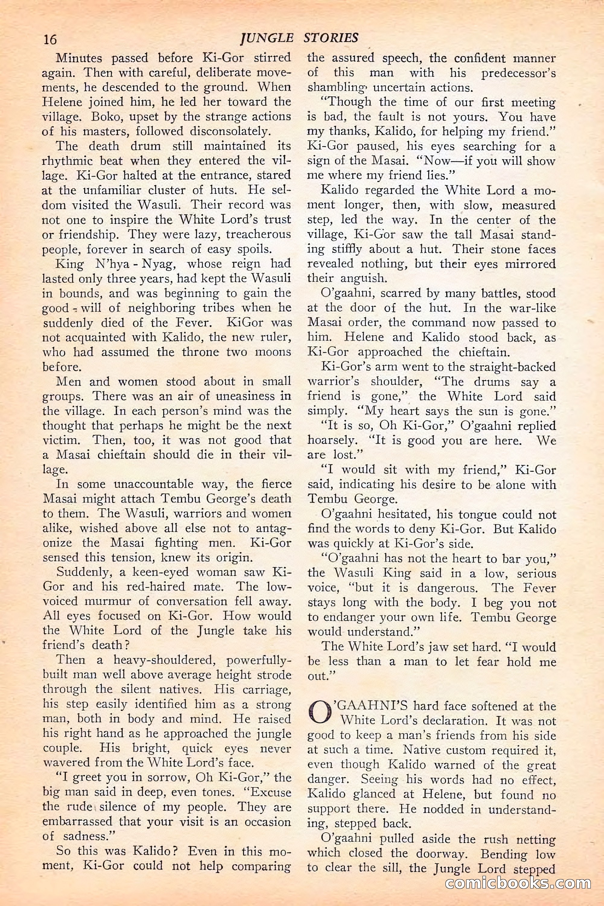 Jungle Stories, Spring 1946 — page 18 of 132