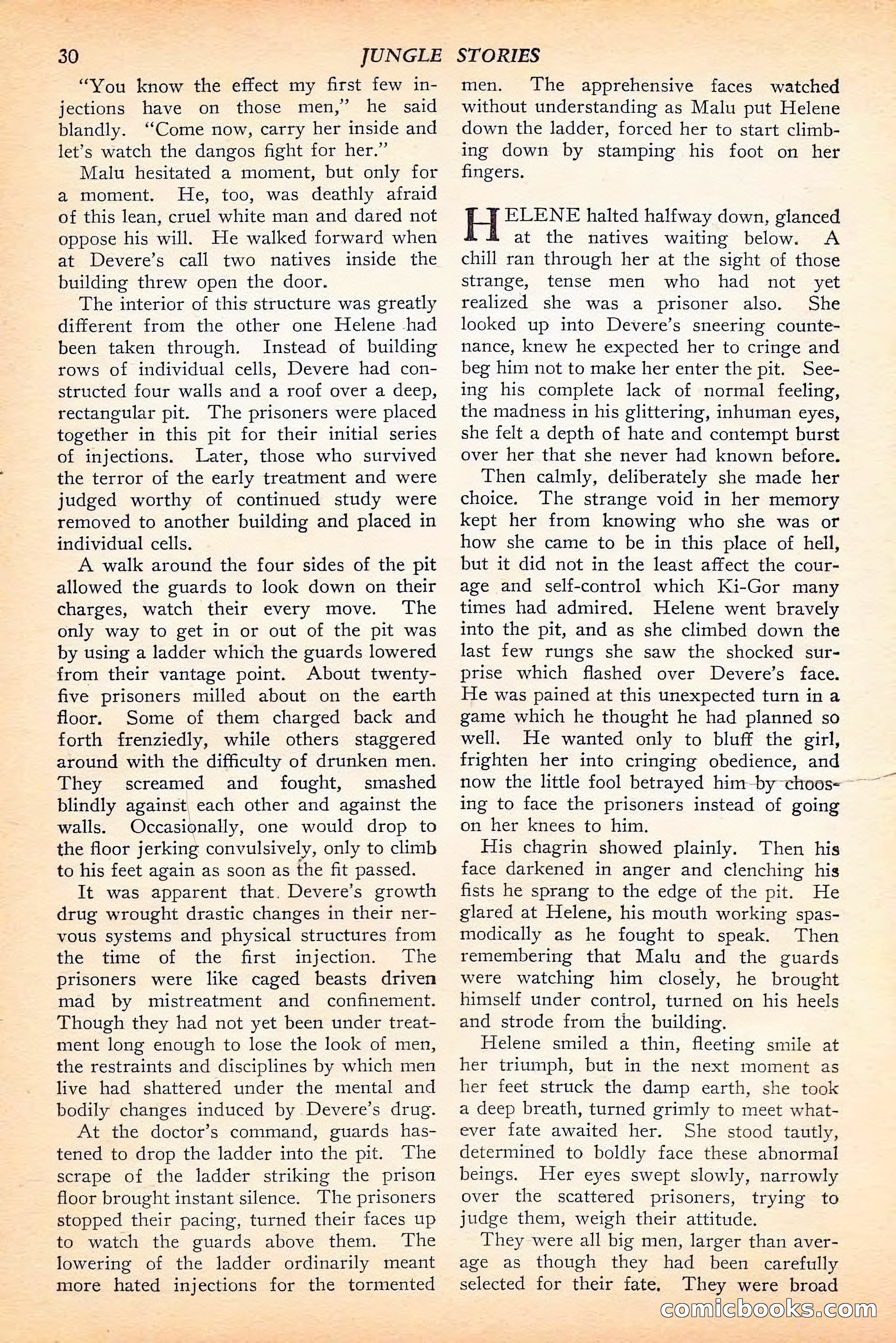 Jungle Stories, Spring 1946 — page 32 of 132