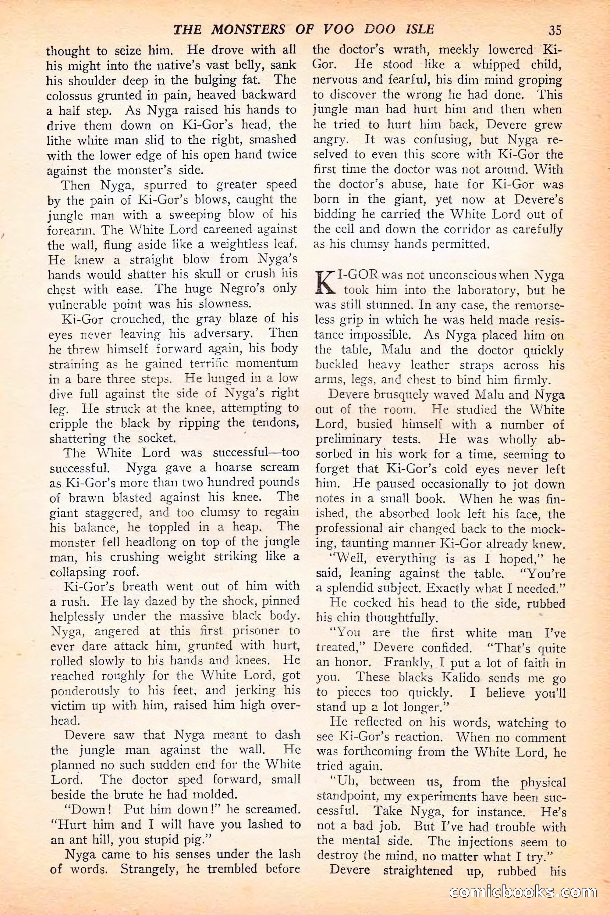 Jungle Stories, Spring 1946 — page 37 of 132