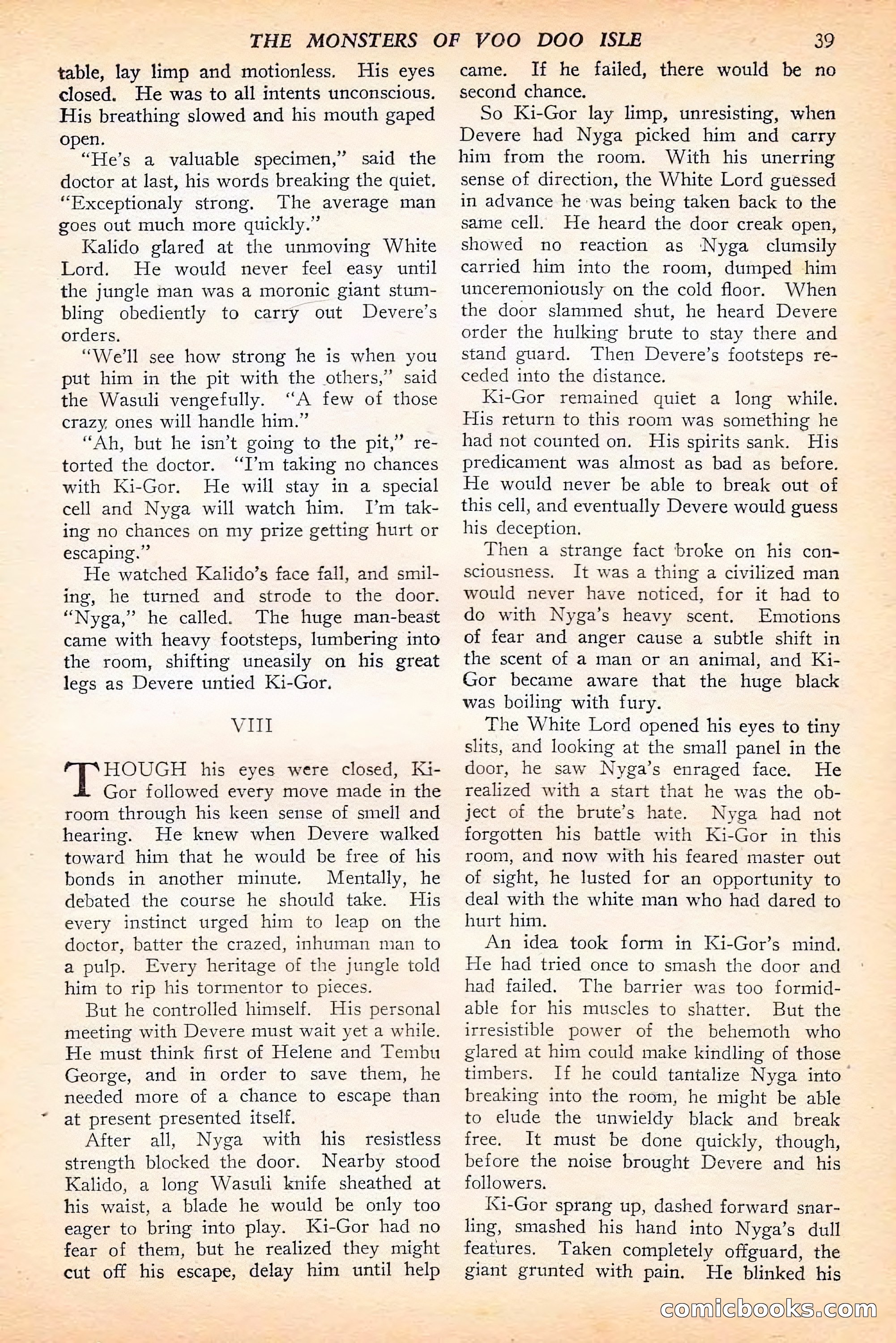 Jungle Stories, Spring 1946 — page 41 of 132
