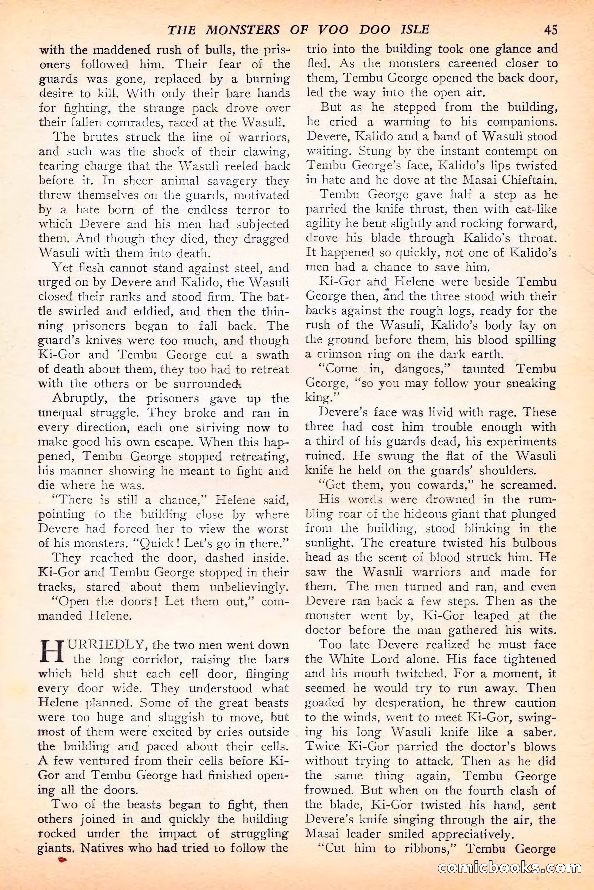 Jungle Stories, Spring 1946 — page 47 of 132