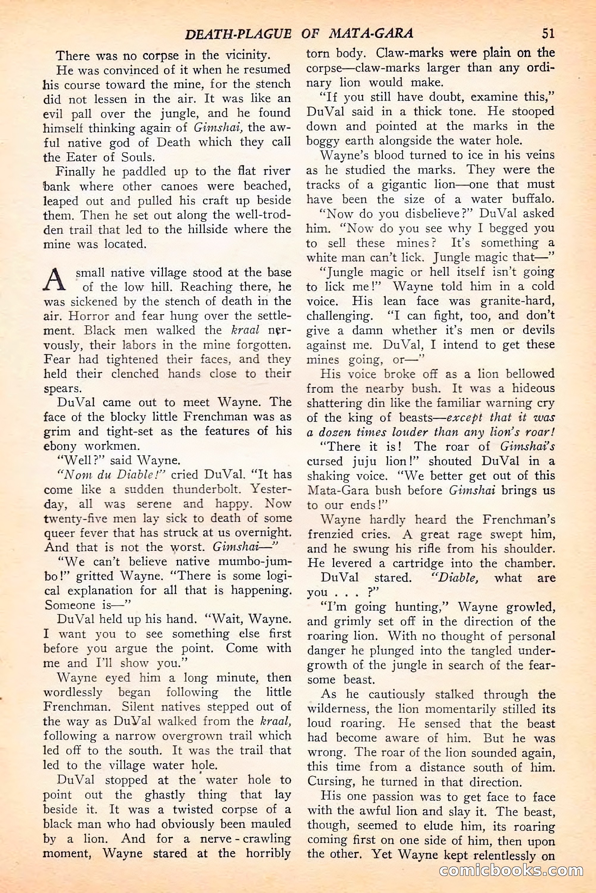 Jungle Stories, Spring 1946 — page 53 of 132