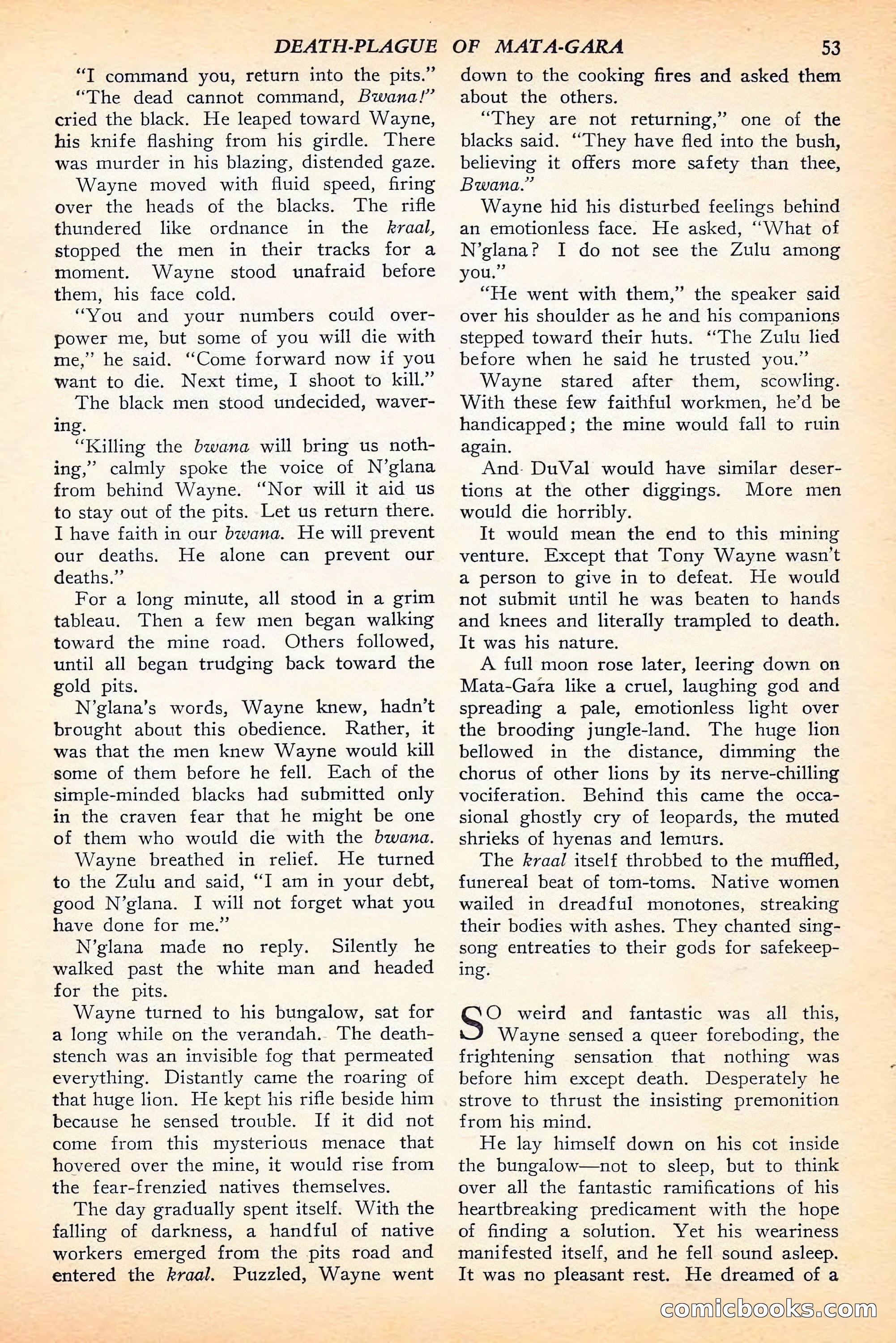 Jungle Stories, Spring 1946 — page 55 of 132