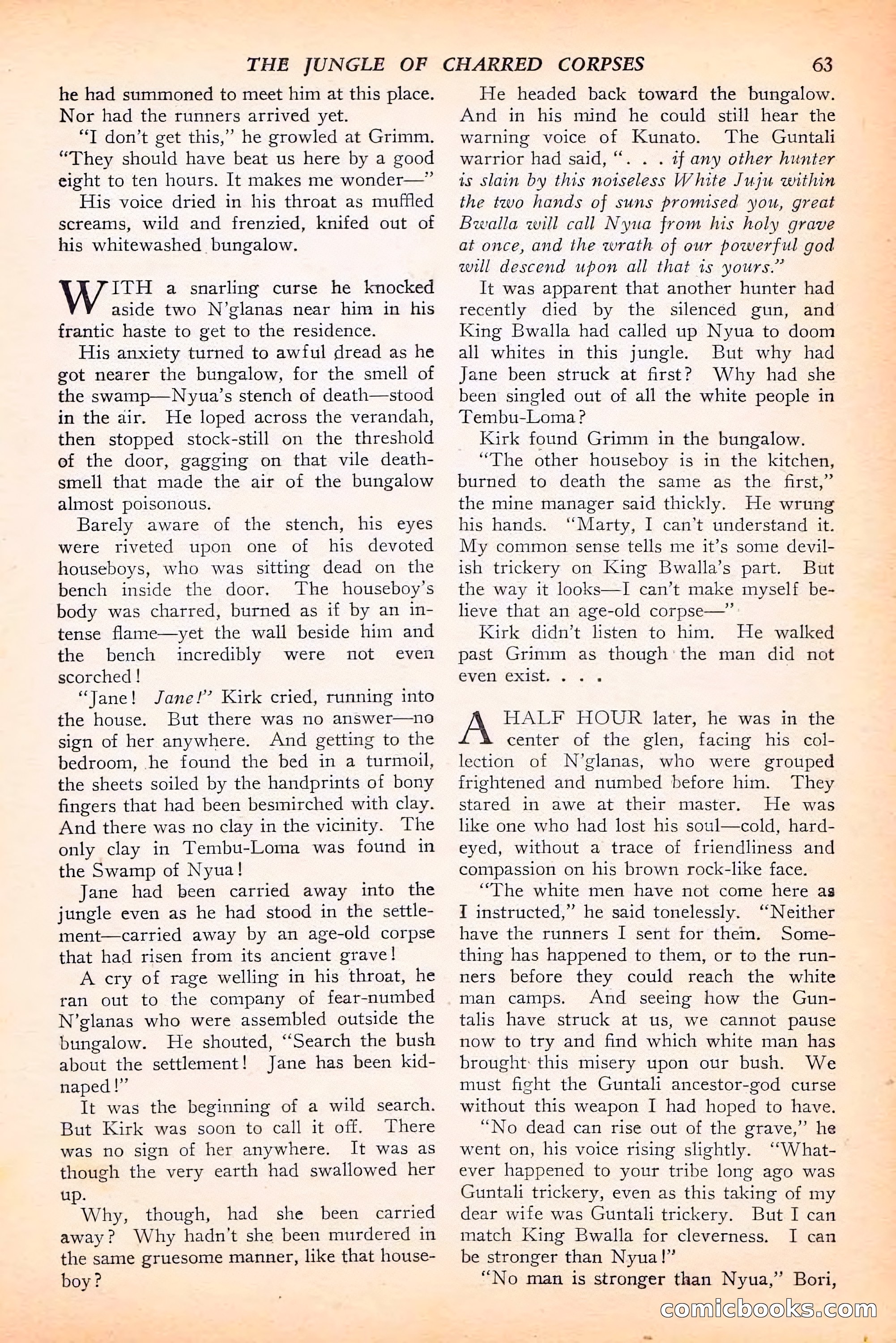 Jungle Stories, Spring 1946 — page 65 of 132