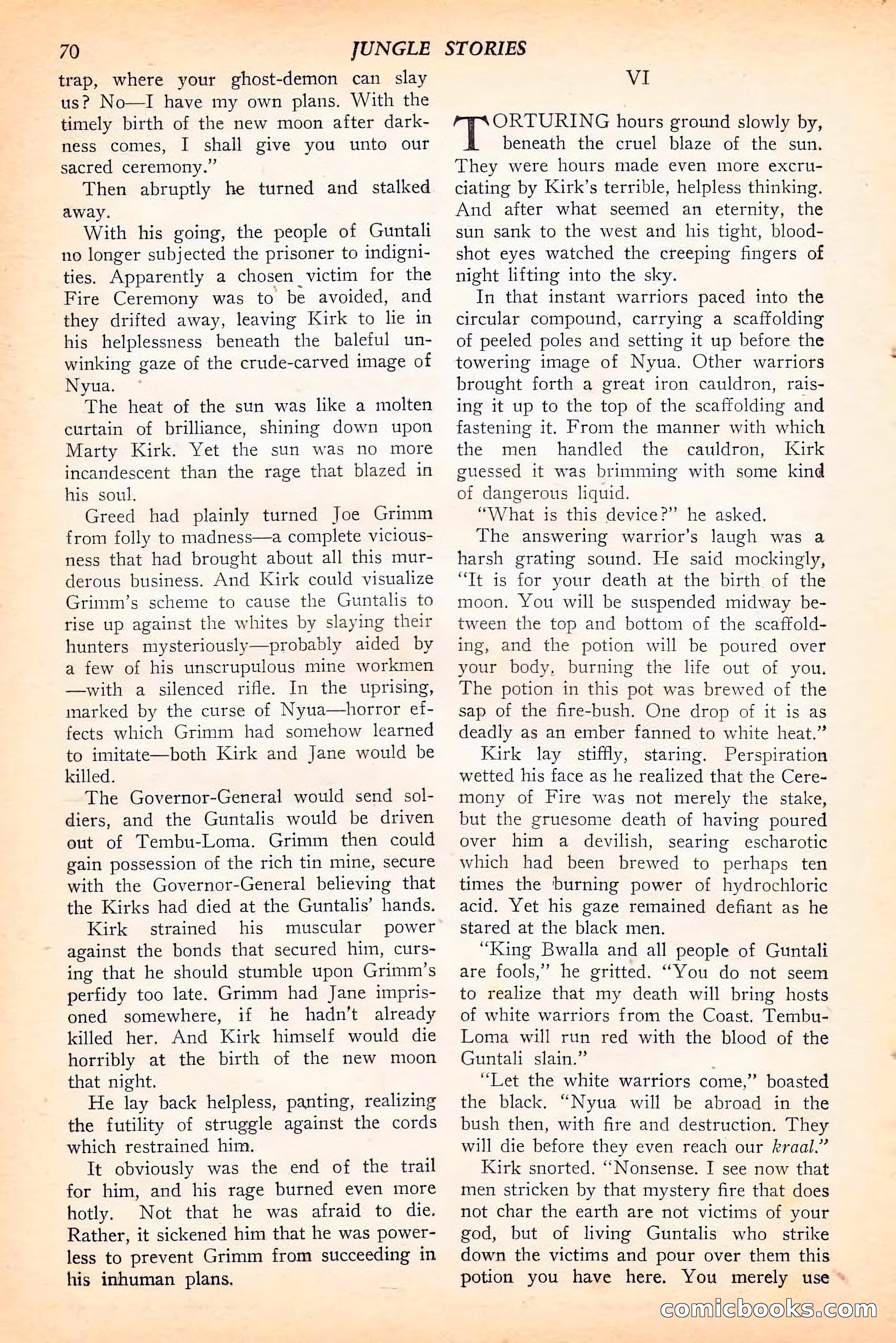 Jungle Stories, Spring 1946 — page 72 of 132