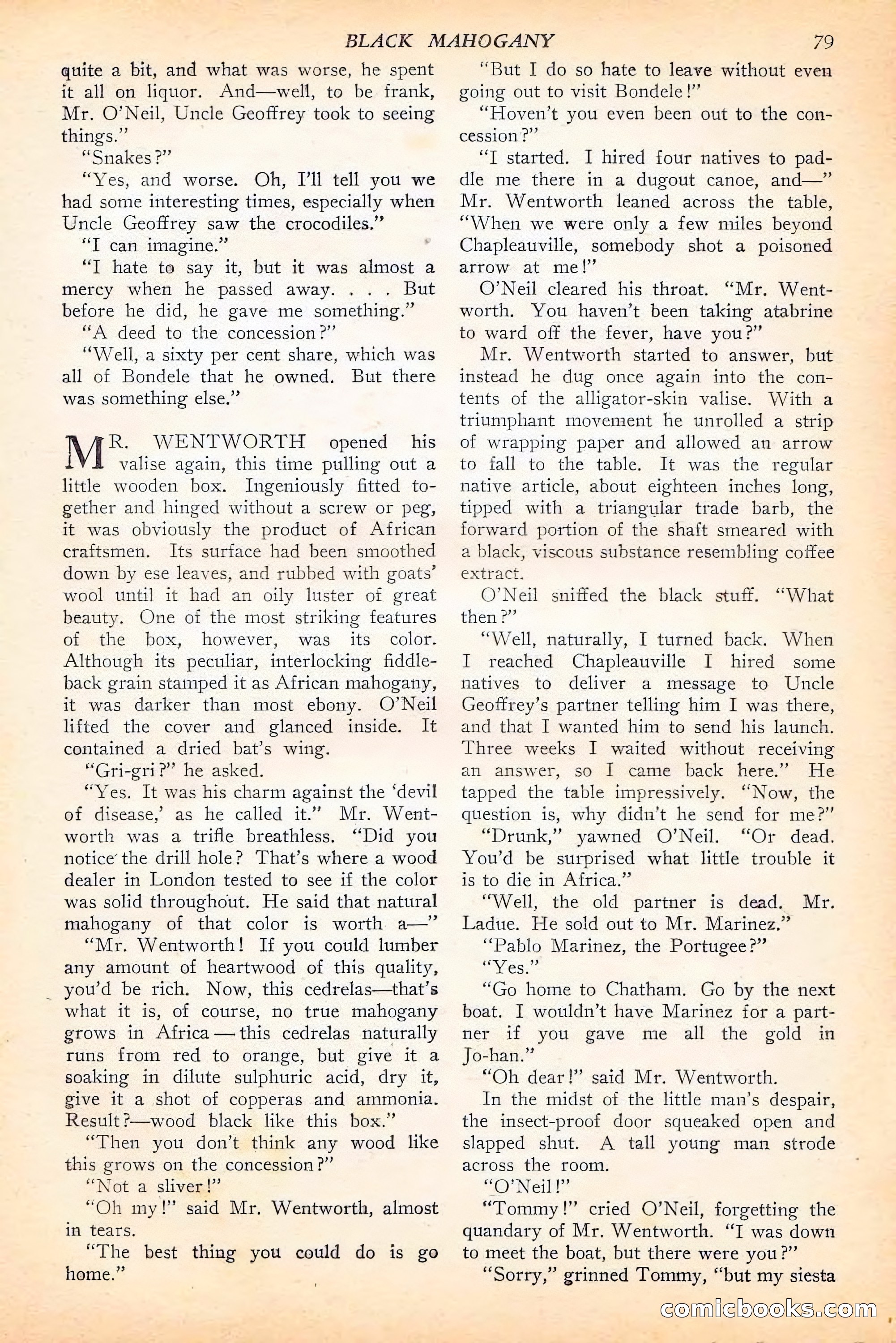 Jungle Stories, Spring 1946 — page 81 of 132