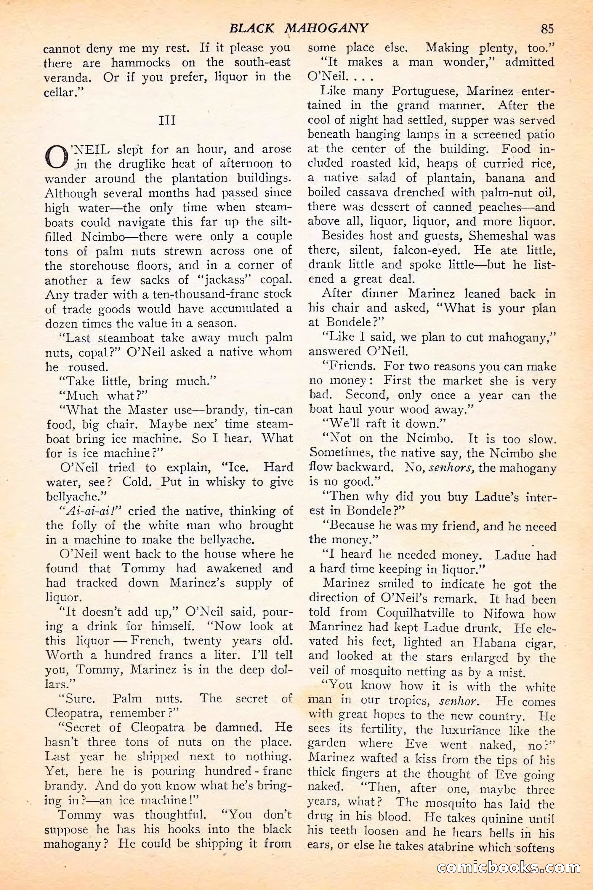 Jungle Stories, Spring 1946 — page 87 of 132