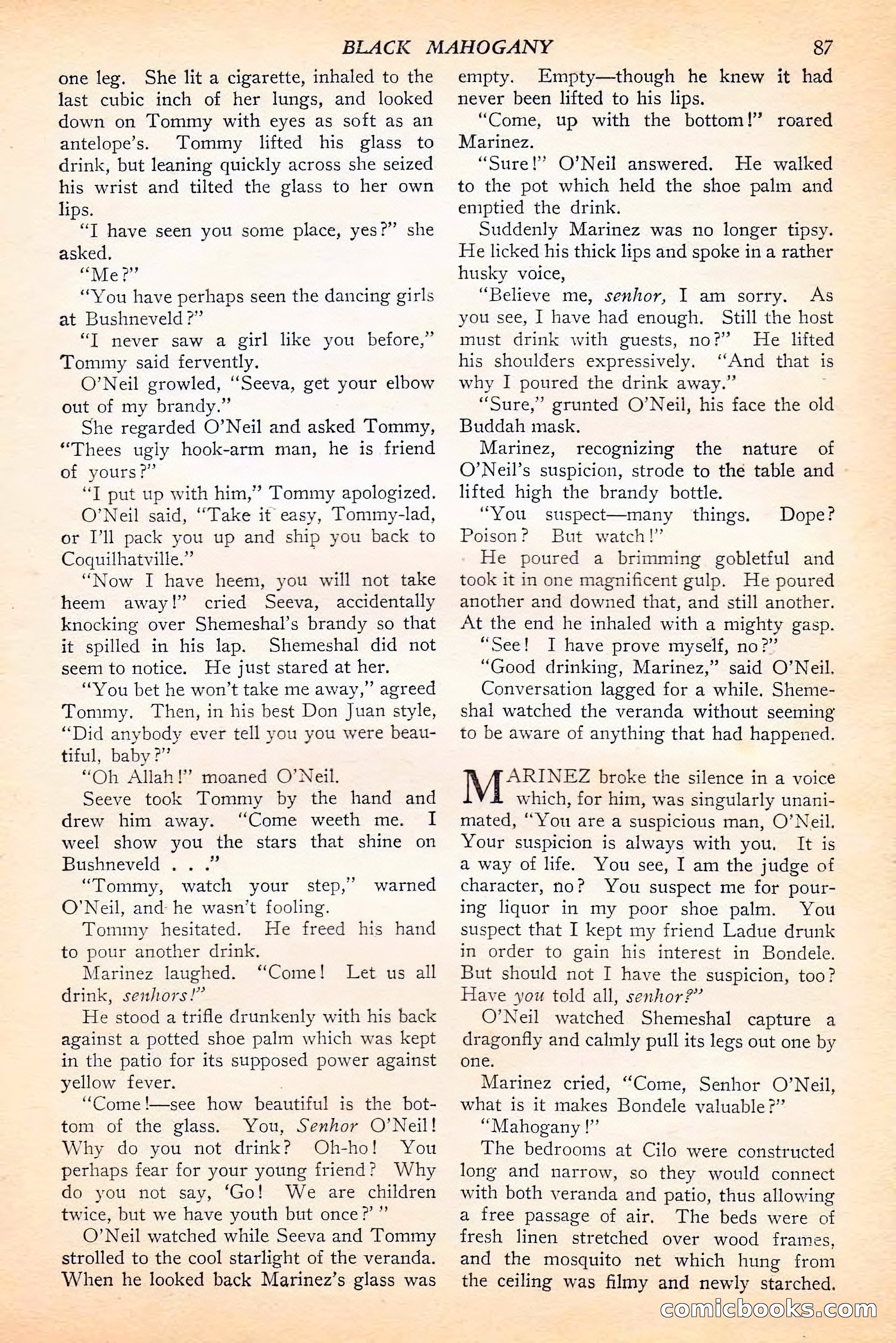 Jungle Stories, Spring 1946 — page 89 of 132
