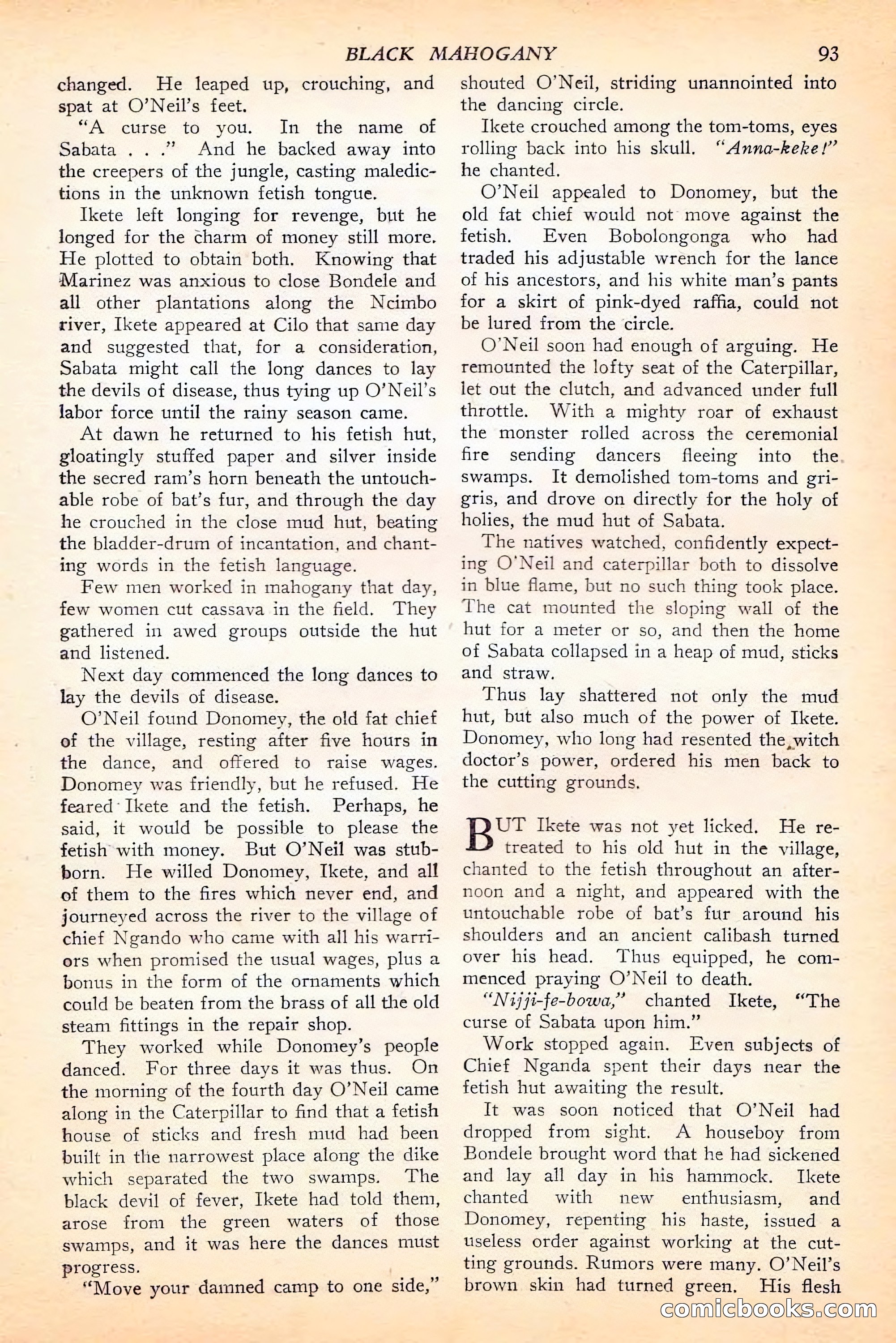 Jungle Stories, Spring 1946 — page 95 of 132