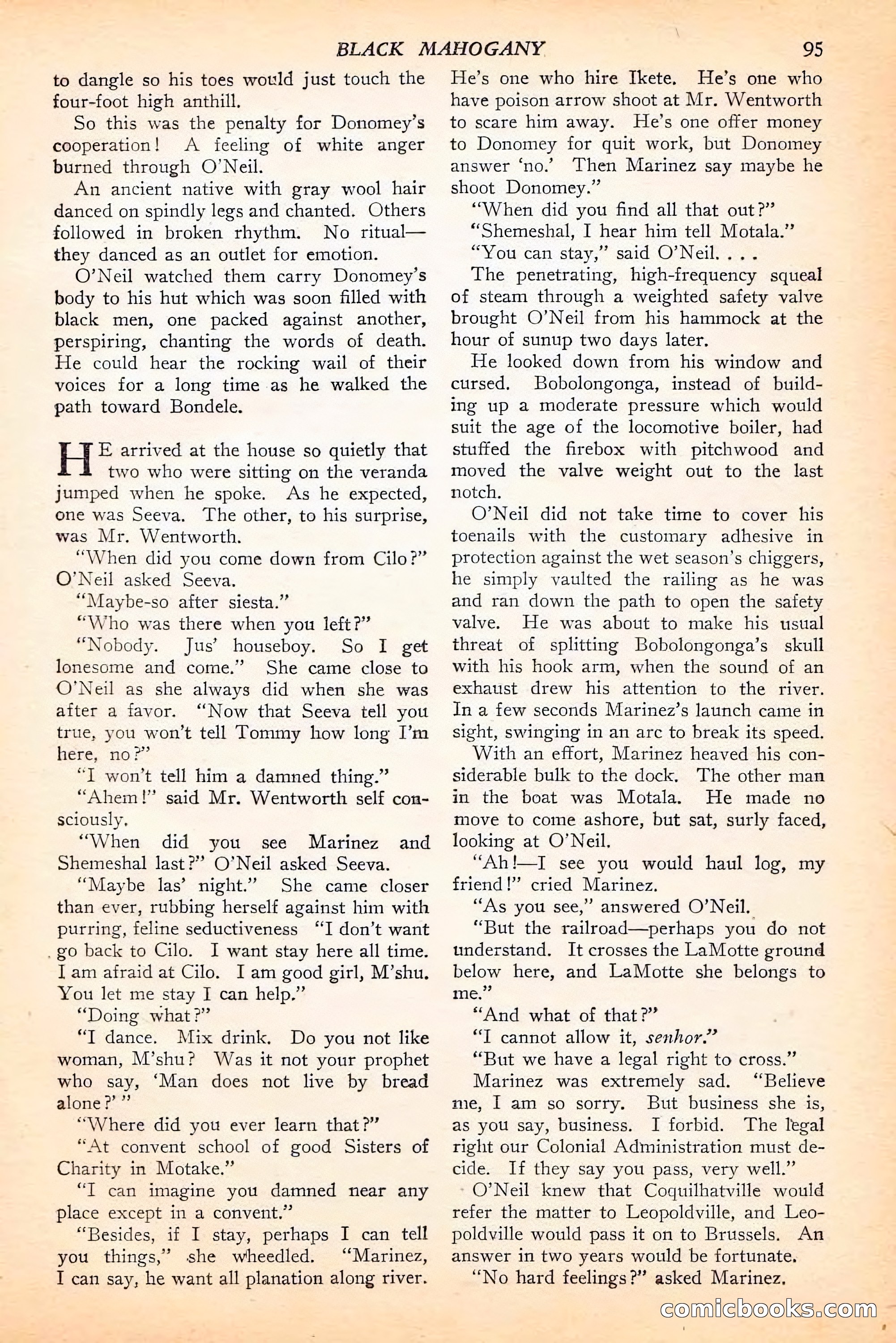Jungle Stories, Spring 1946 — page 97 of 132
