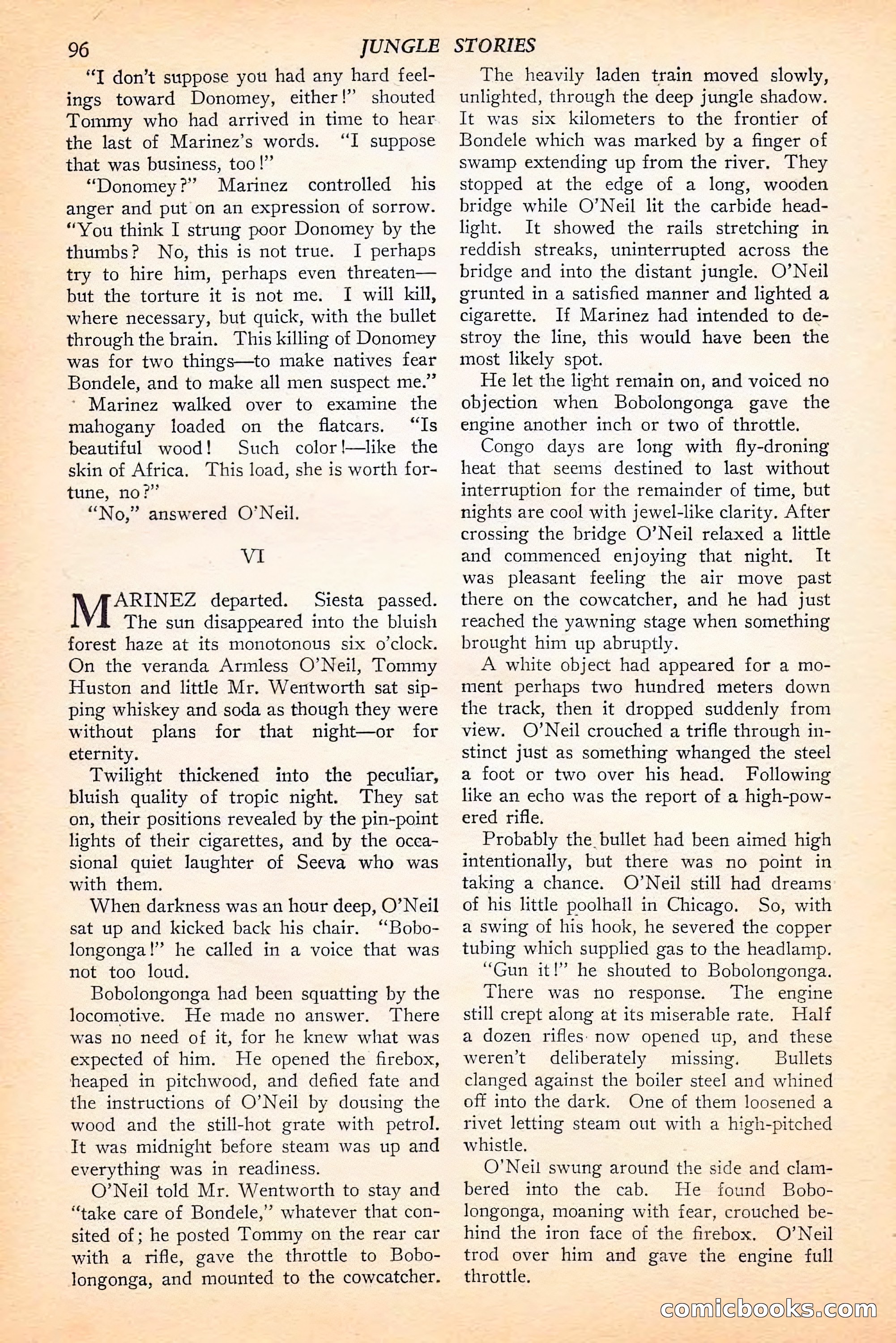 Jungle Stories, Spring 1946 — page 98 of 132
