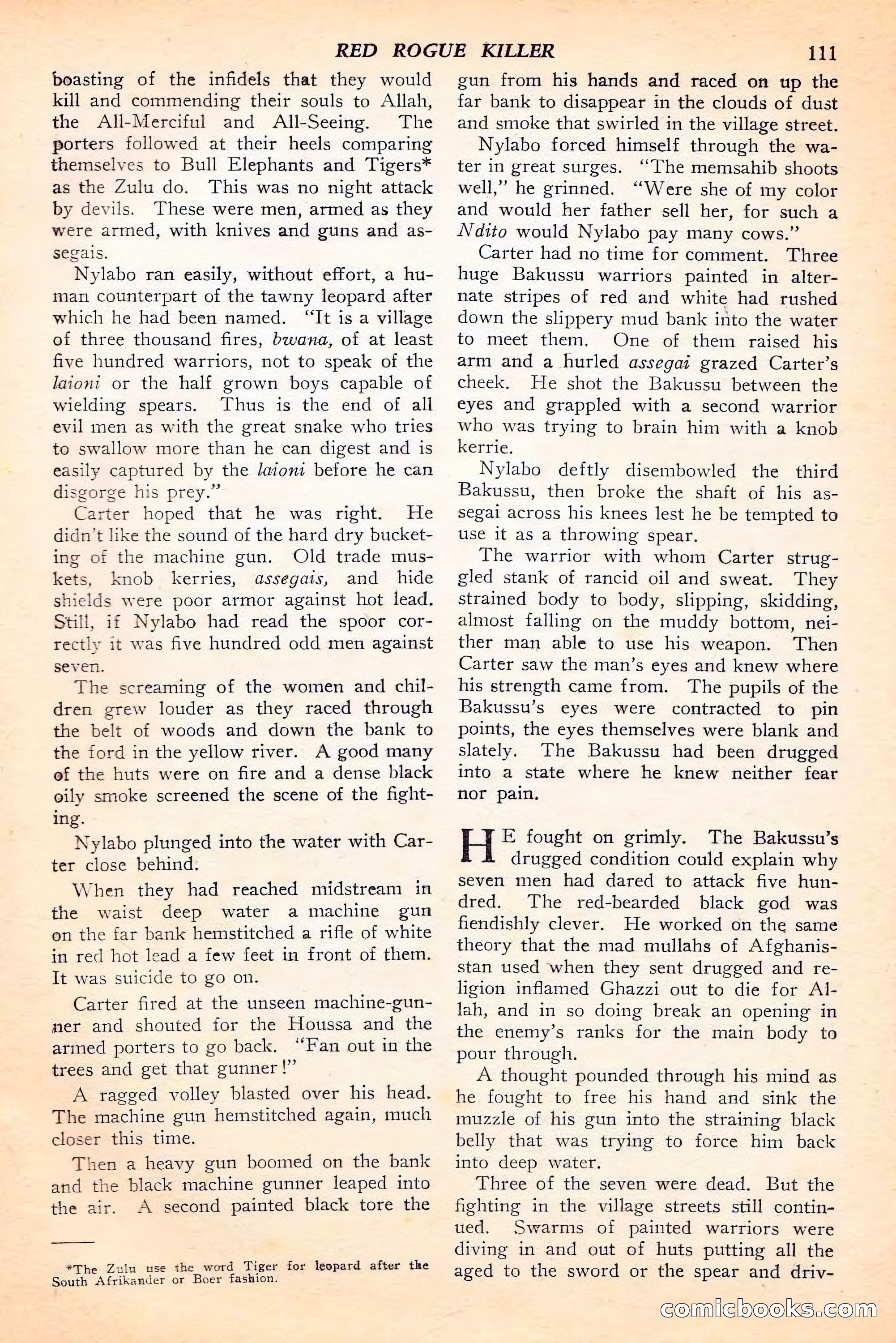 Jungle Stories, Spring 1946 — page 113 of 132