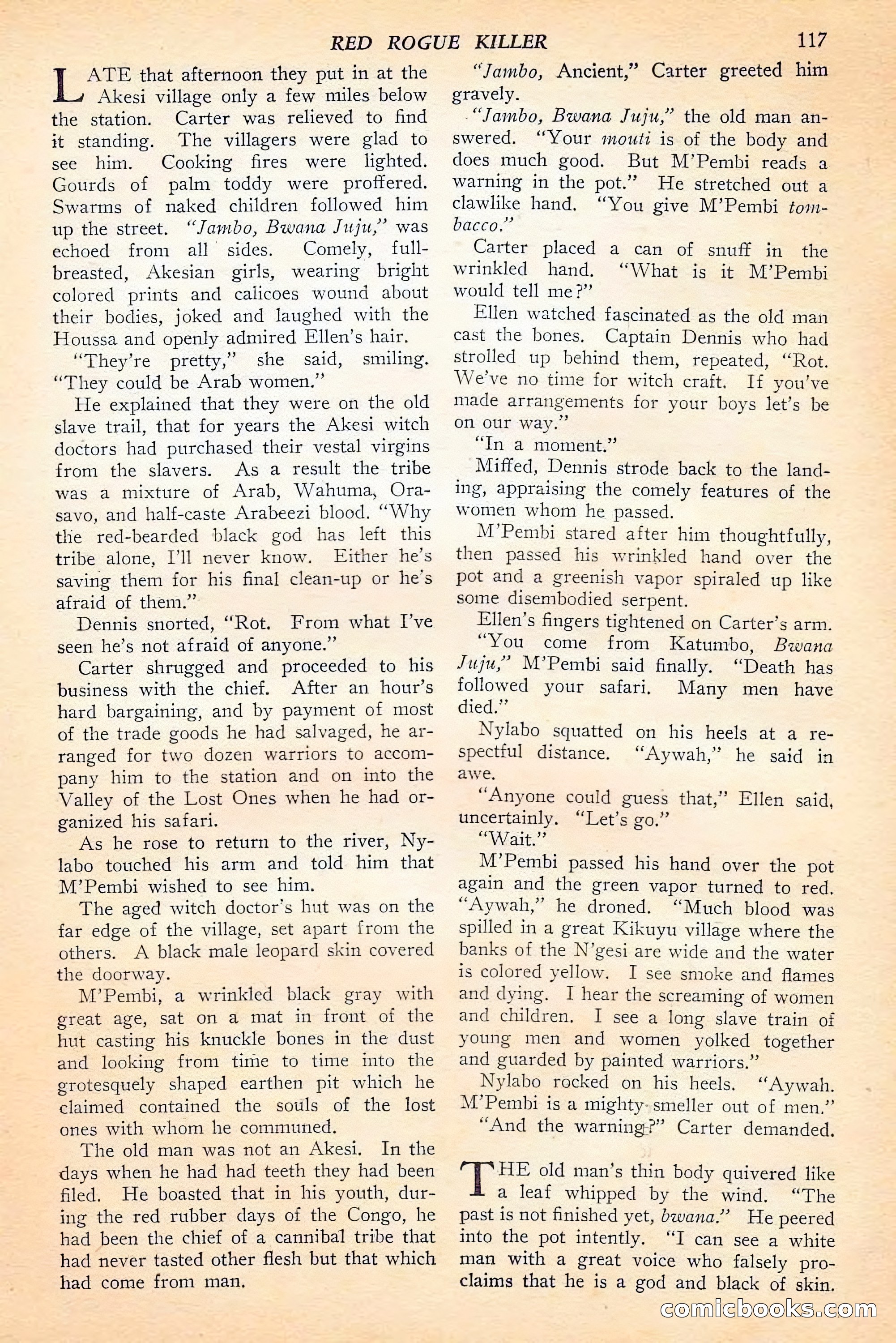 Jungle Stories, Spring 1946 — page 119 of 132