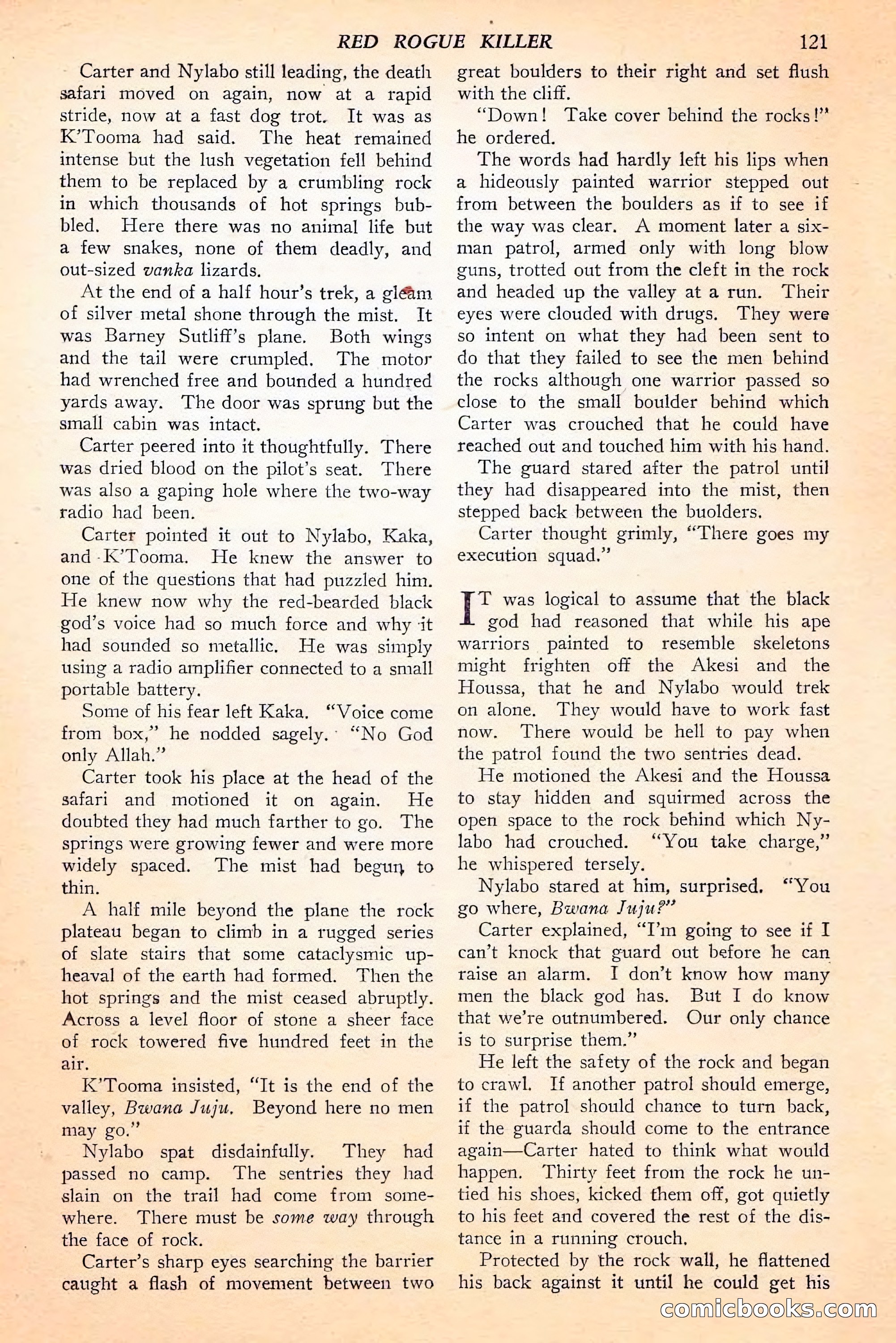 Jungle Stories, Spring 1946 — page 123 of 132