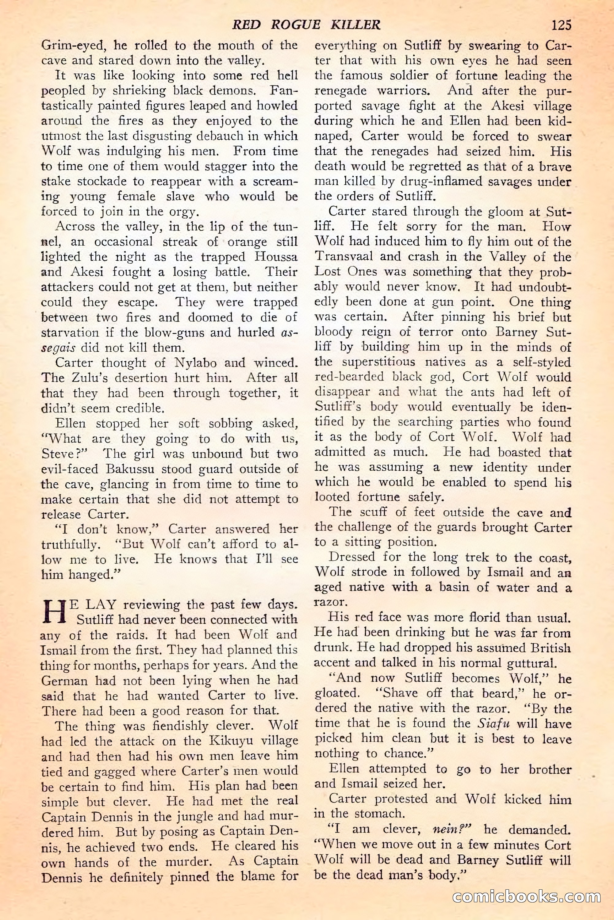 Jungle Stories, Spring 1946 — page 127 of 132
