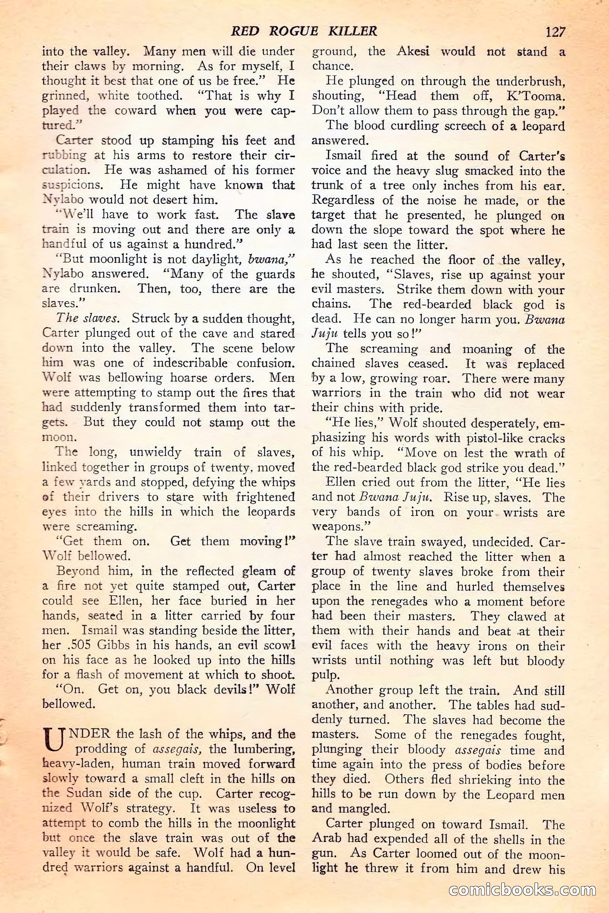 Jungle Stories, Spring 1946 — page 129 of 132