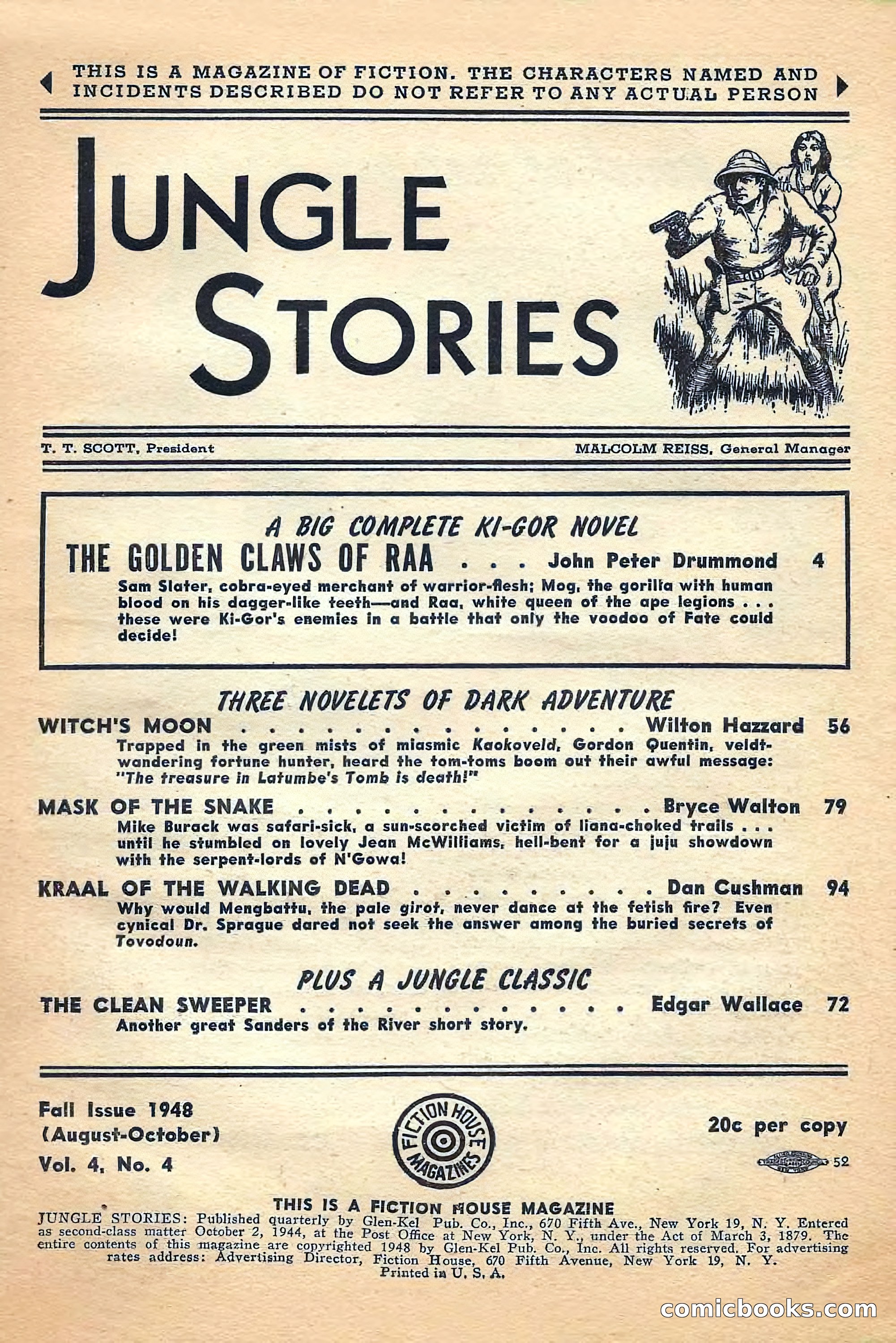 Jungle Stories, Fall 1948 — page 3 of 132