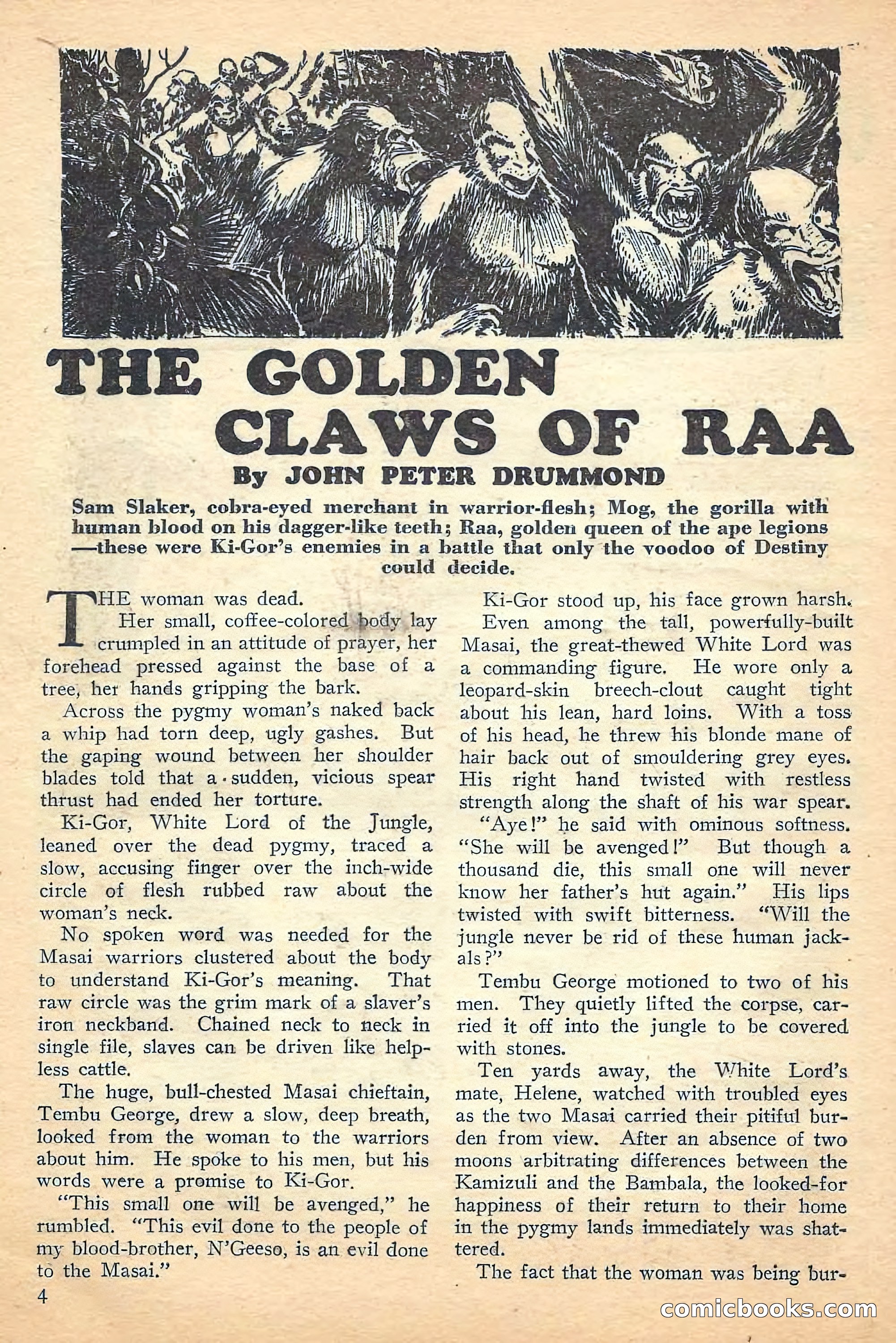 Jungle Stories, Fall 1948 — page 6 of 132