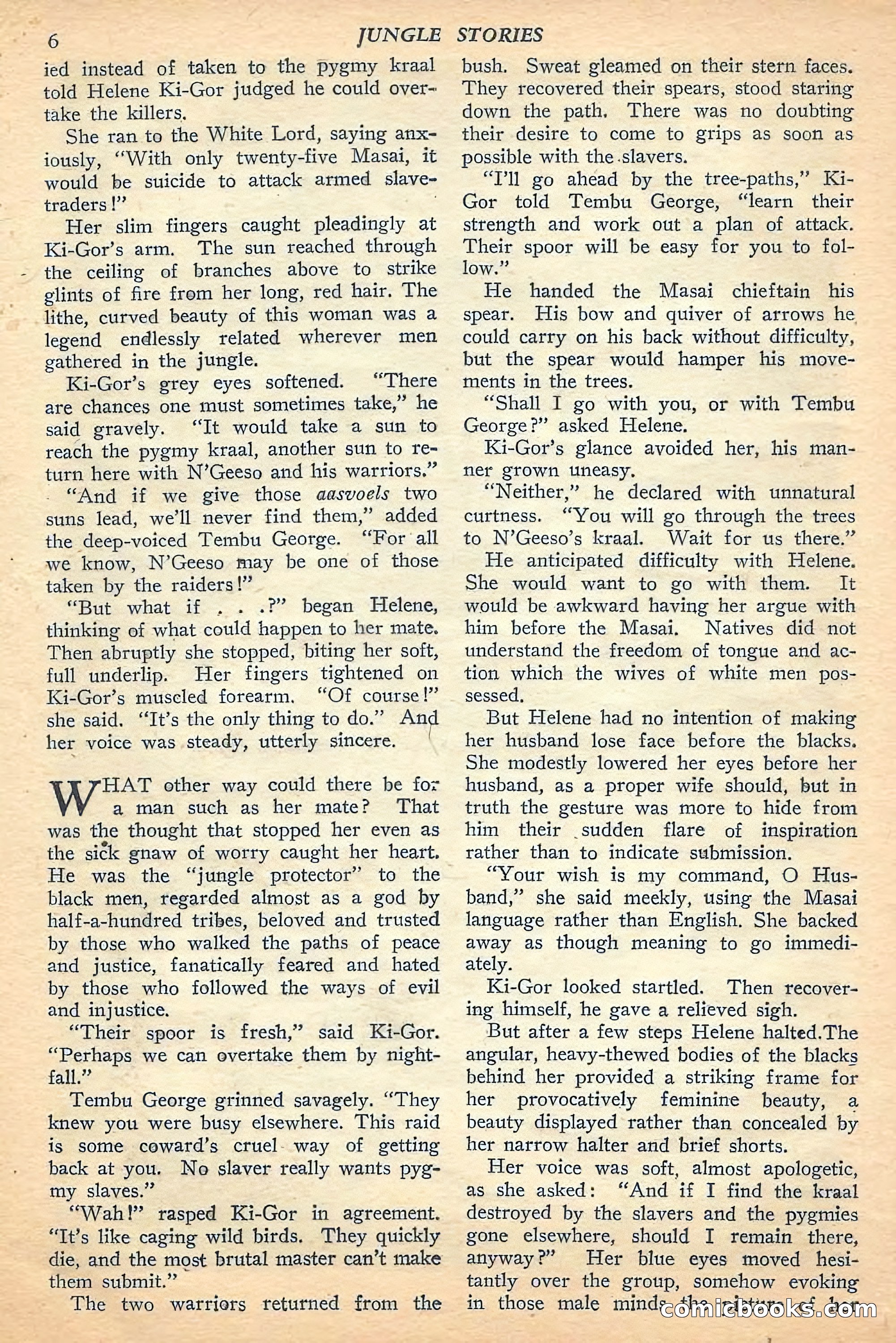 Jungle Stories, Fall 1948 — page 8 of 132