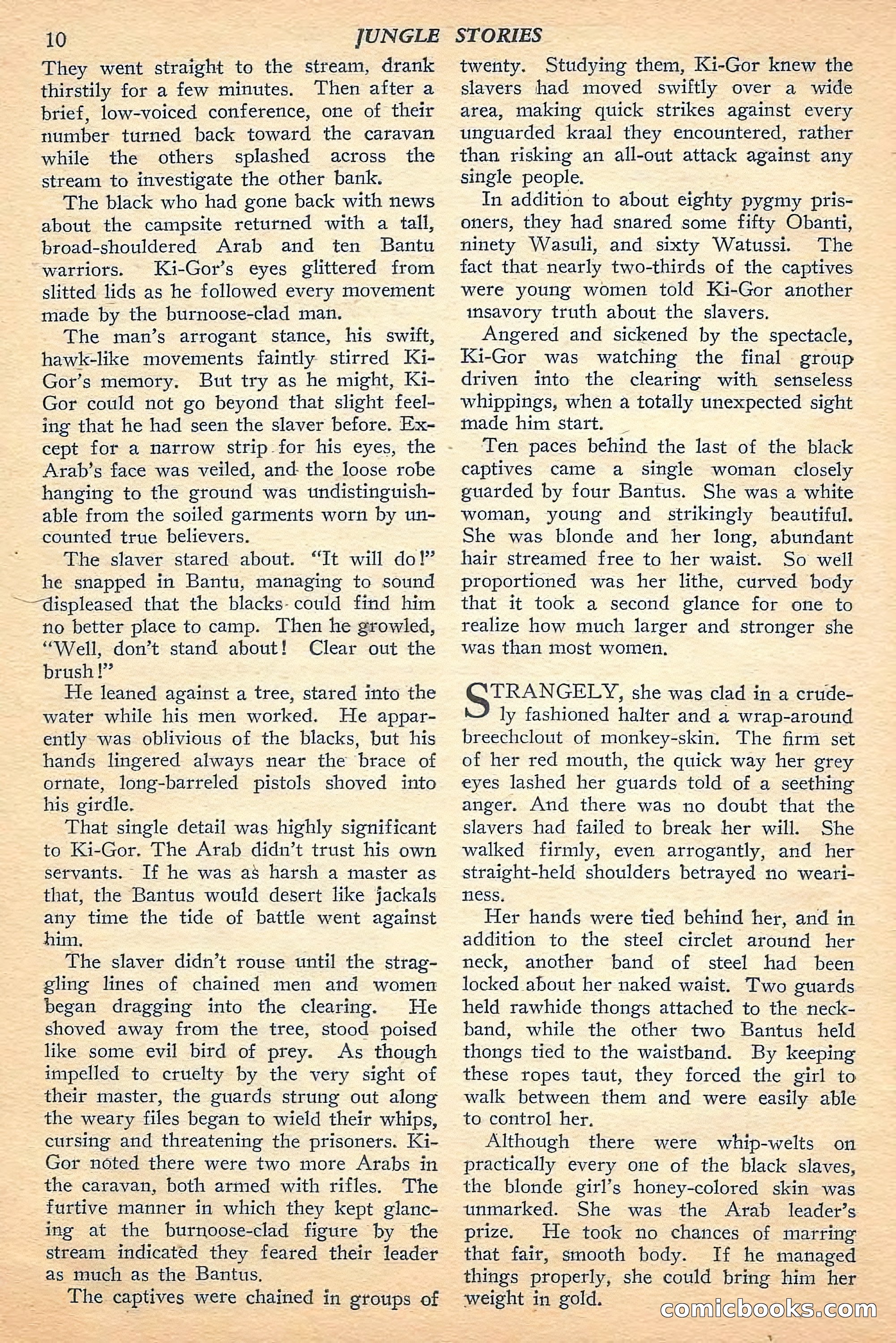 Jungle Stories, Fall 1948 — page 12 of 132