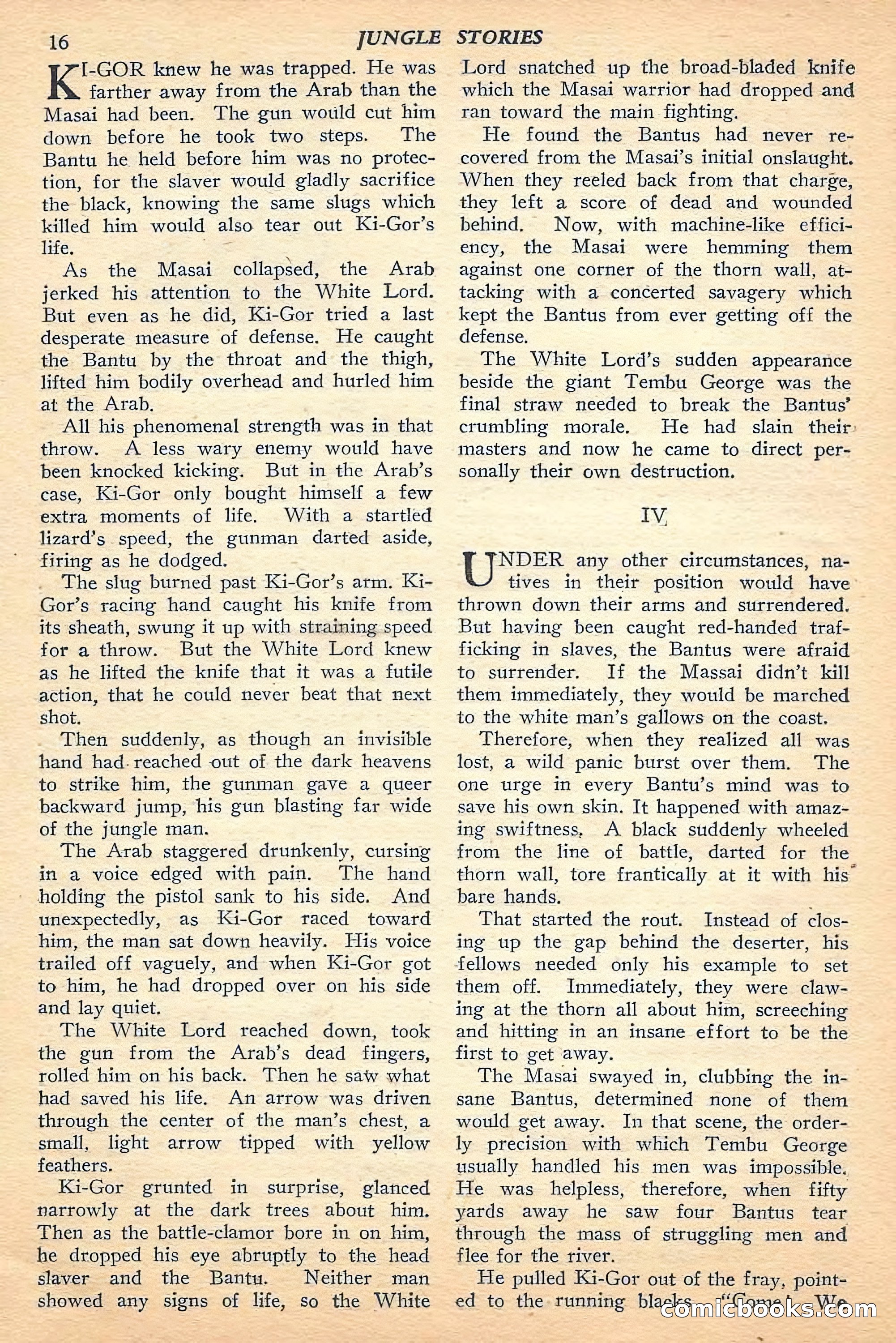 Jungle Stories, Fall 1948 — page 18 of 132