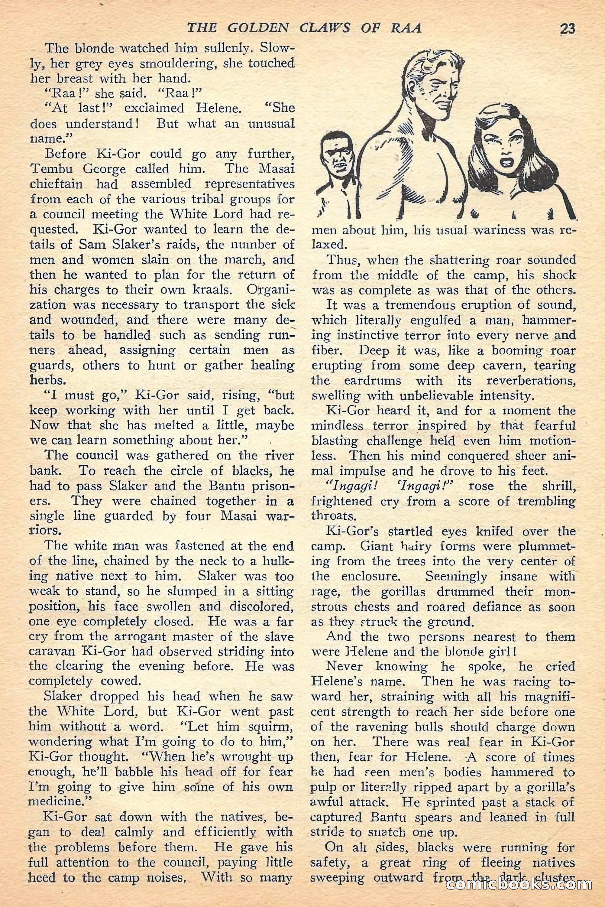 Jungle Stories, Fall 1948 — page 25 of 132