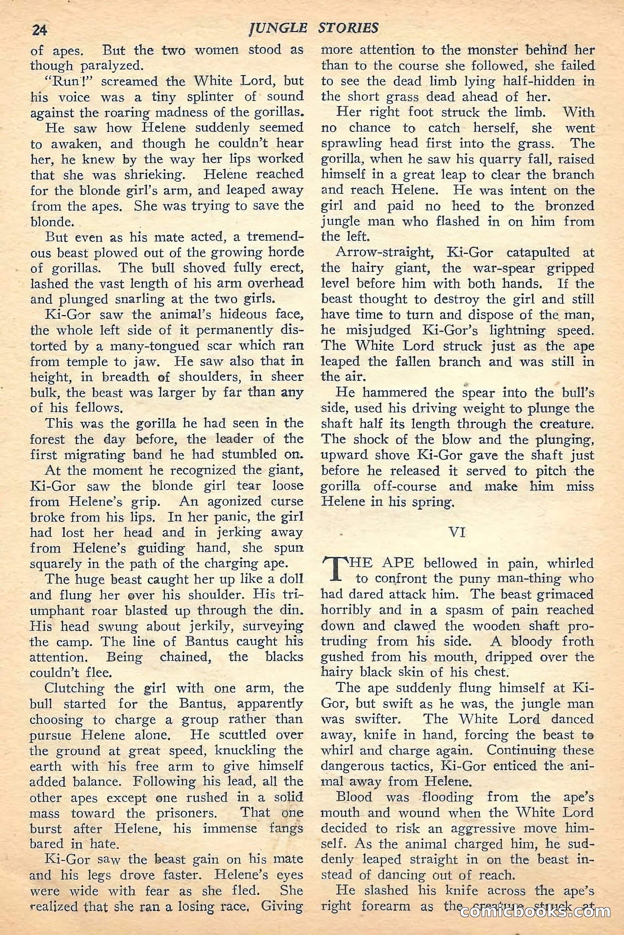 Jungle Stories, Fall 1948 — page 26 of 132