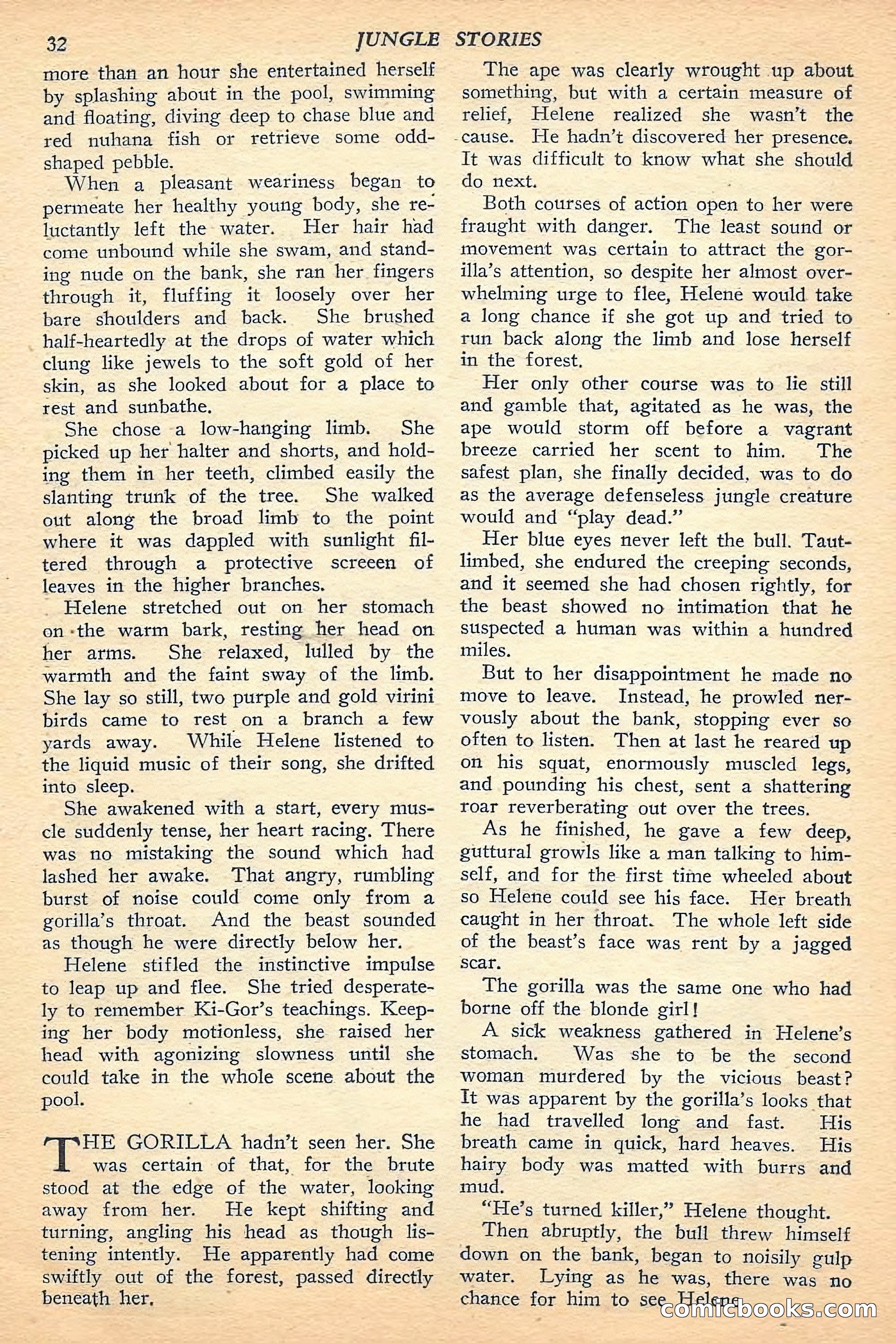 Jungle Stories, Fall 1948 — page 34 of 132