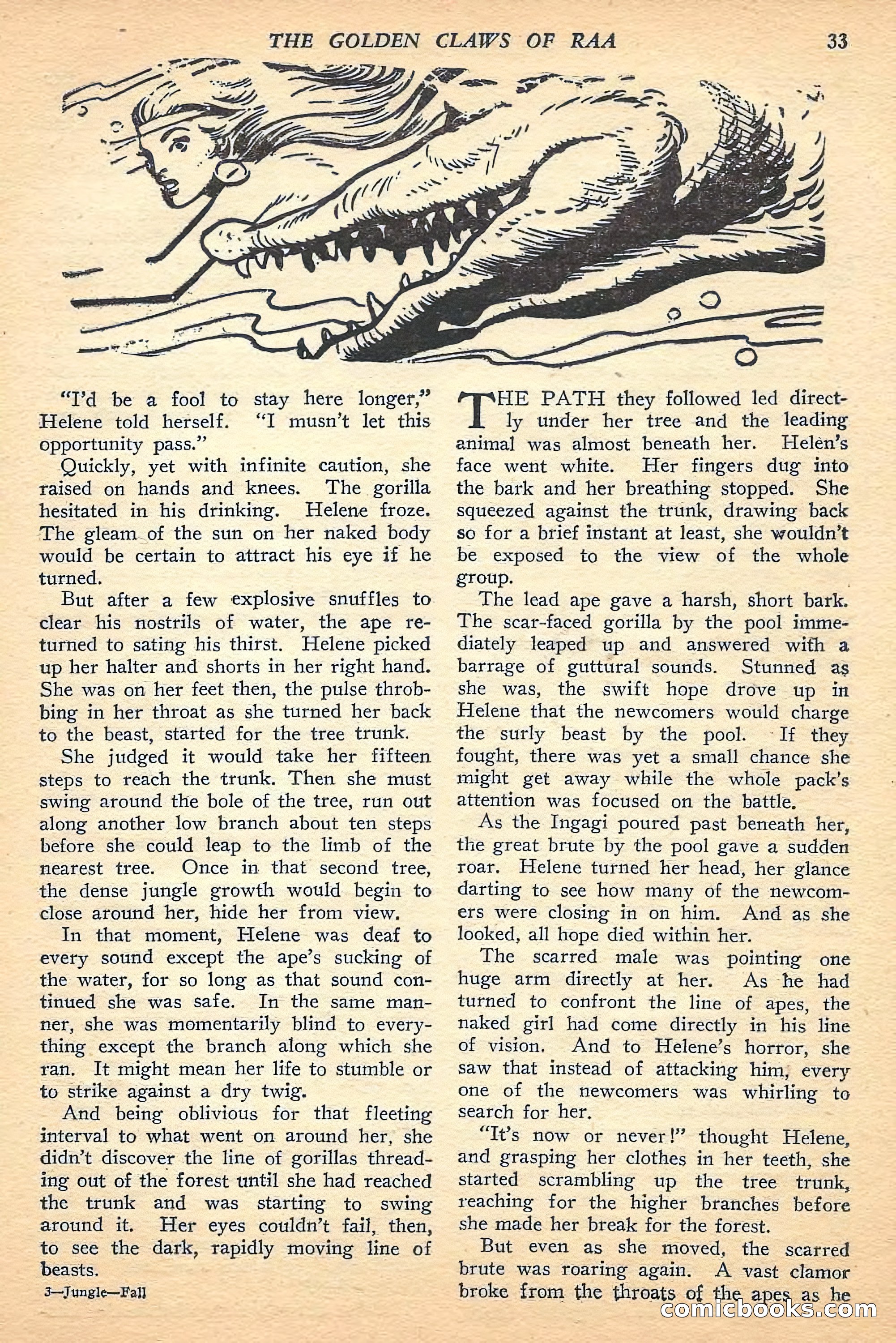 Jungle Stories, Fall 1948 — page 35 of 132