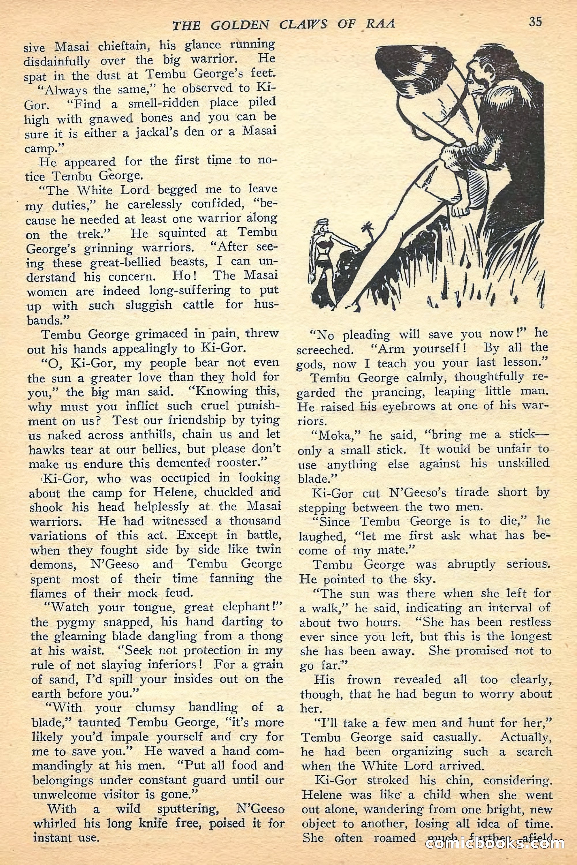 Jungle Stories, Fall 1948 — page 37 of 132