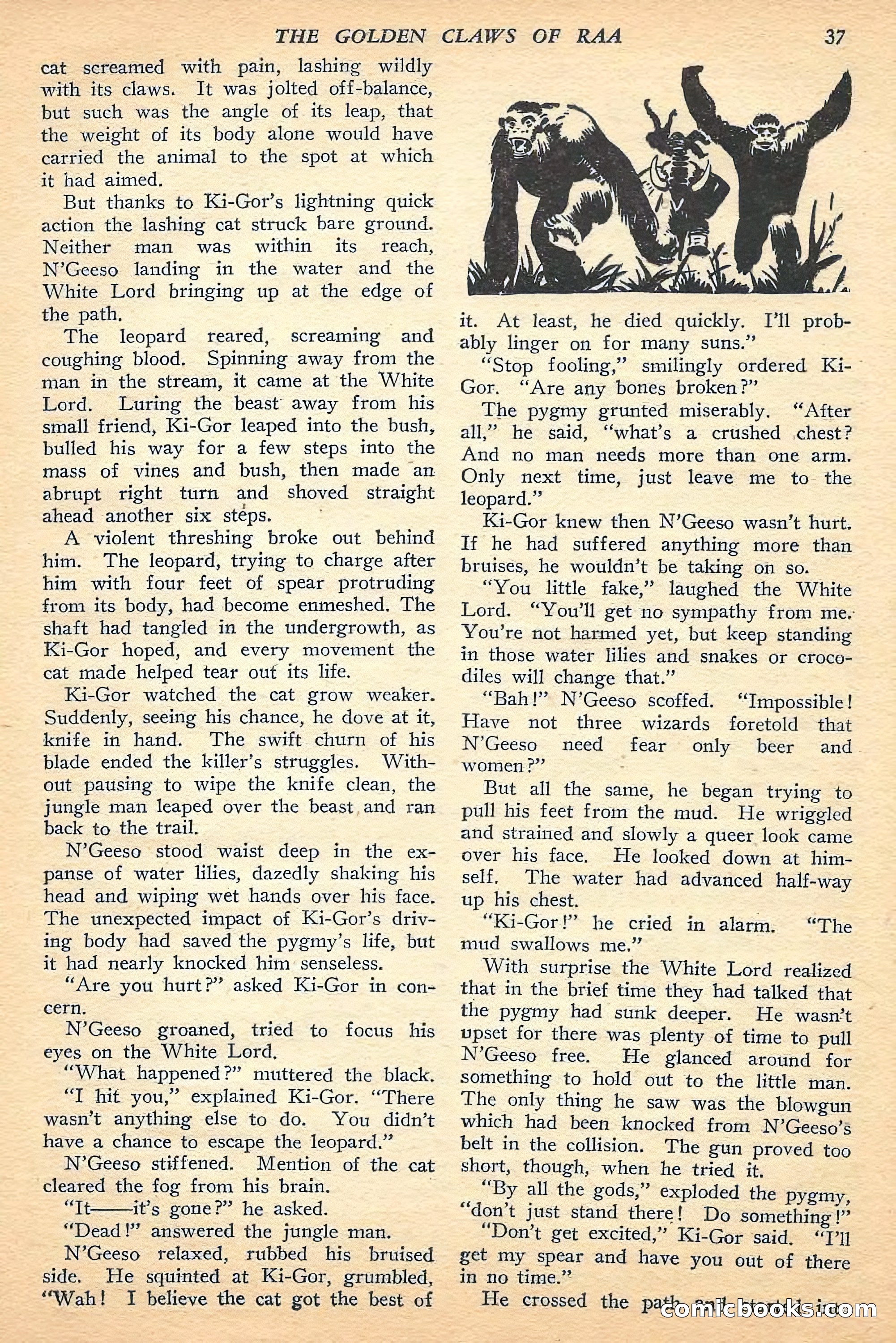 Jungle Stories, Fall 1948 — page 39 of 132