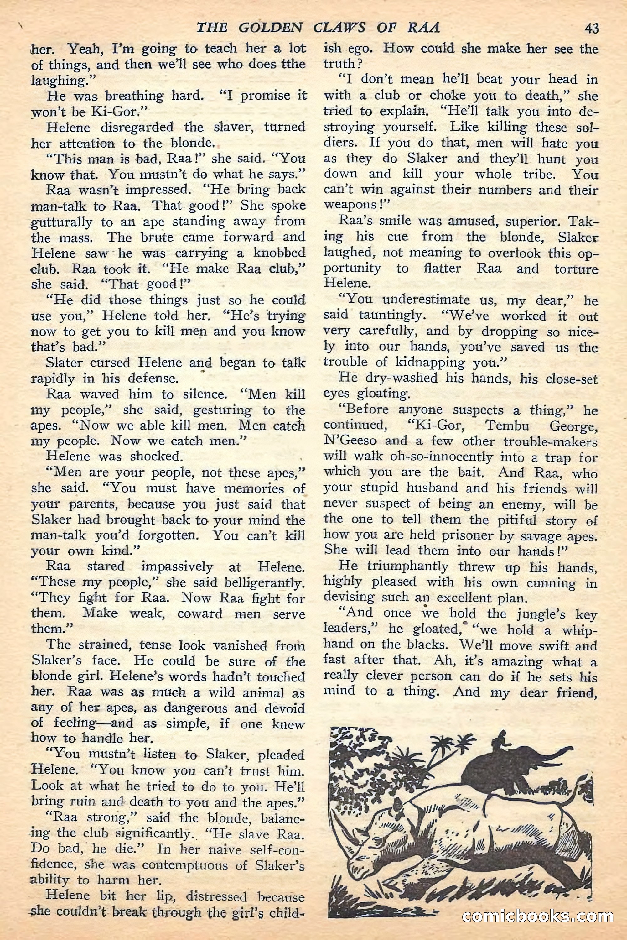 Jungle Stories, Fall 1948 — page 45 of 132
