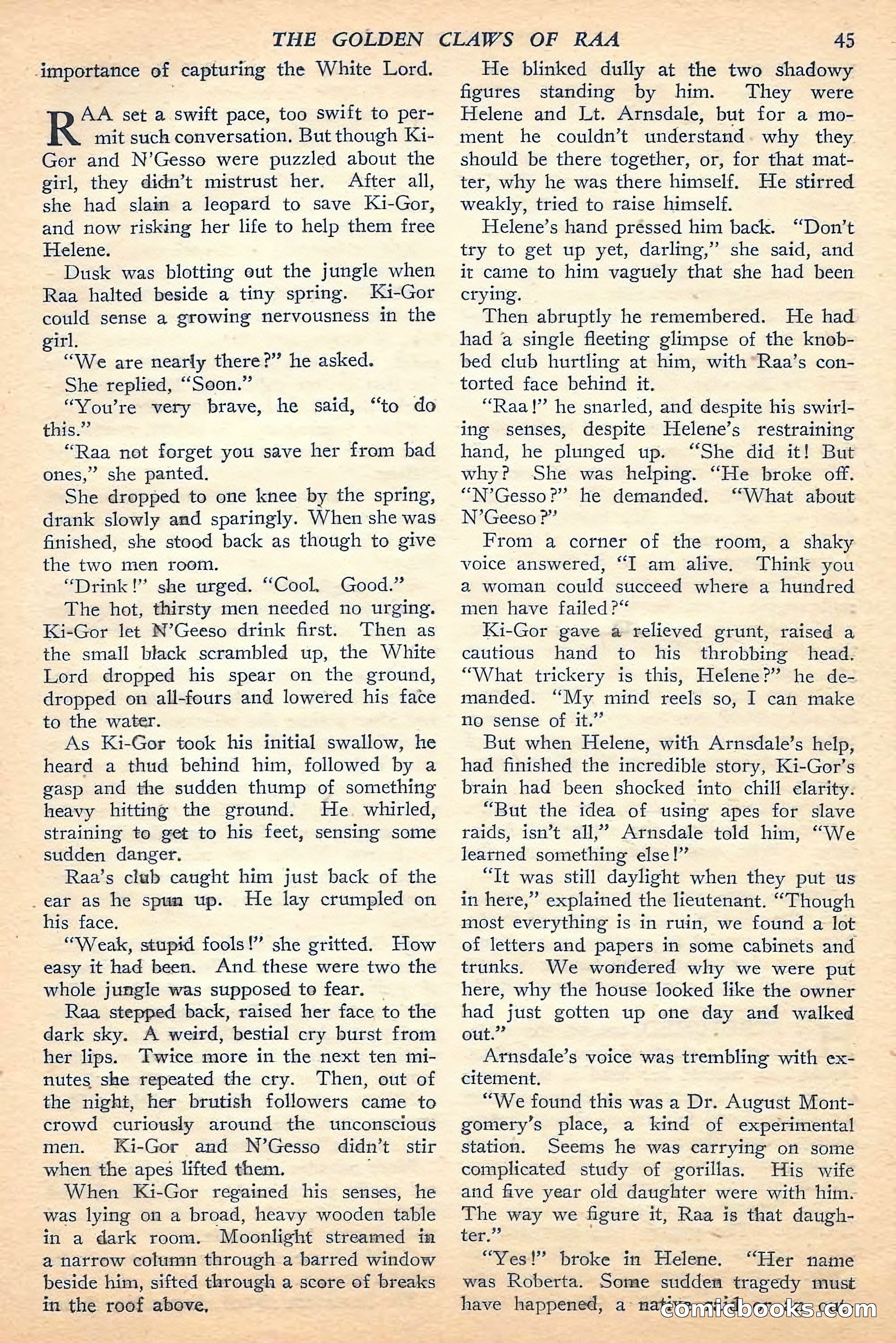 Jungle Stories, Fall 1948 — page 47 of 132