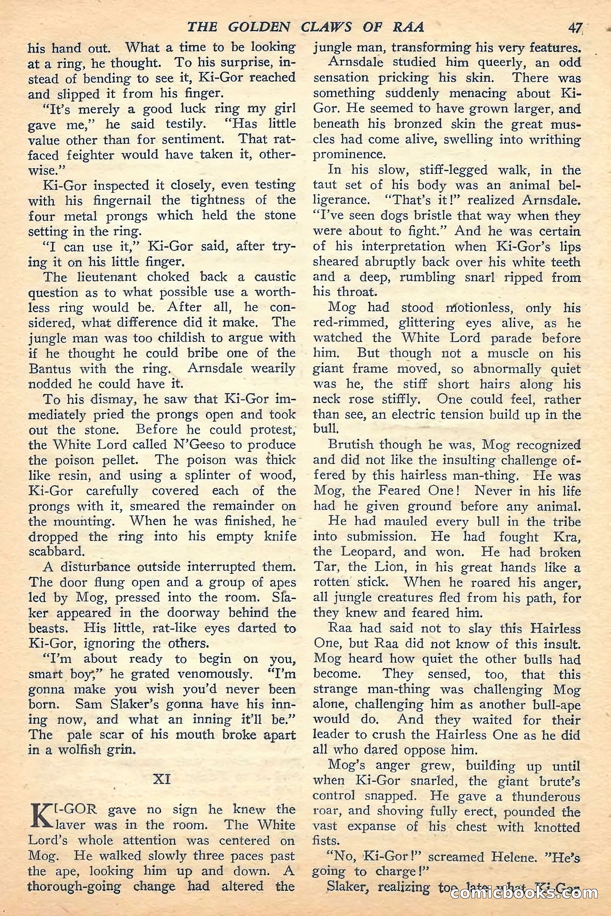 Jungle Stories, Fall 1948 — page 49 of 132