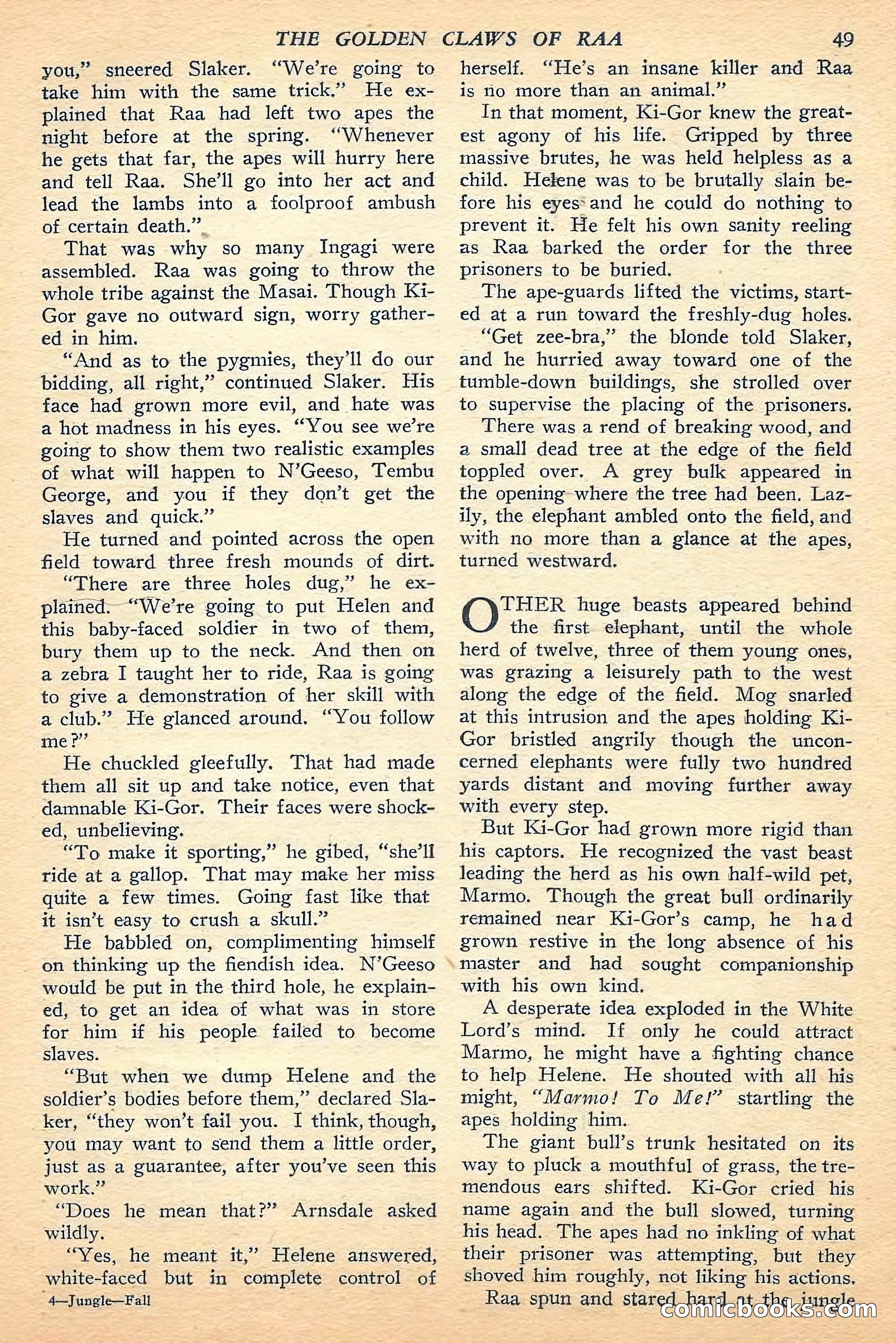 Jungle Stories, Fall 1948 — page 51 of 132