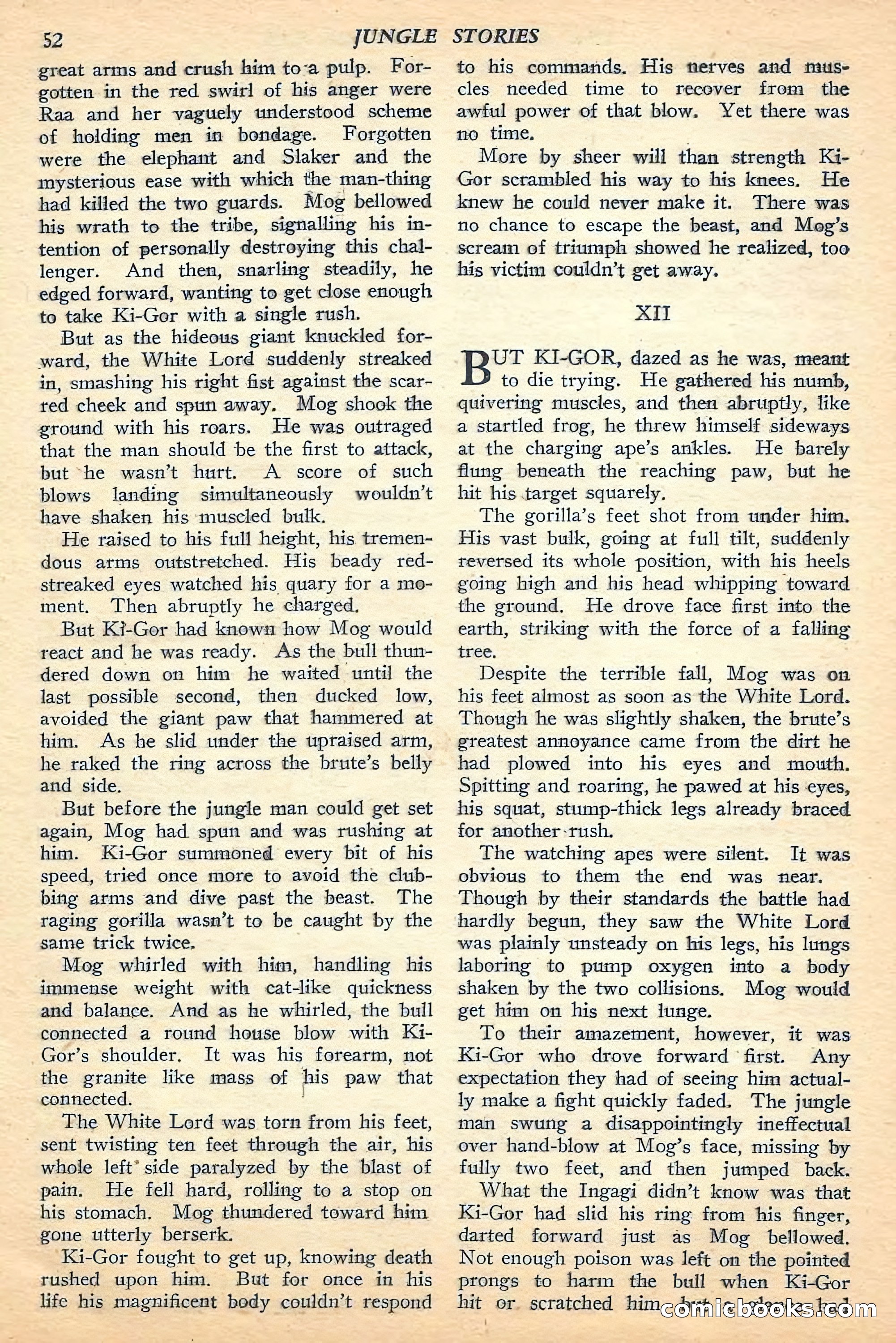 Jungle Stories, Fall 1948 — page 54 of 132