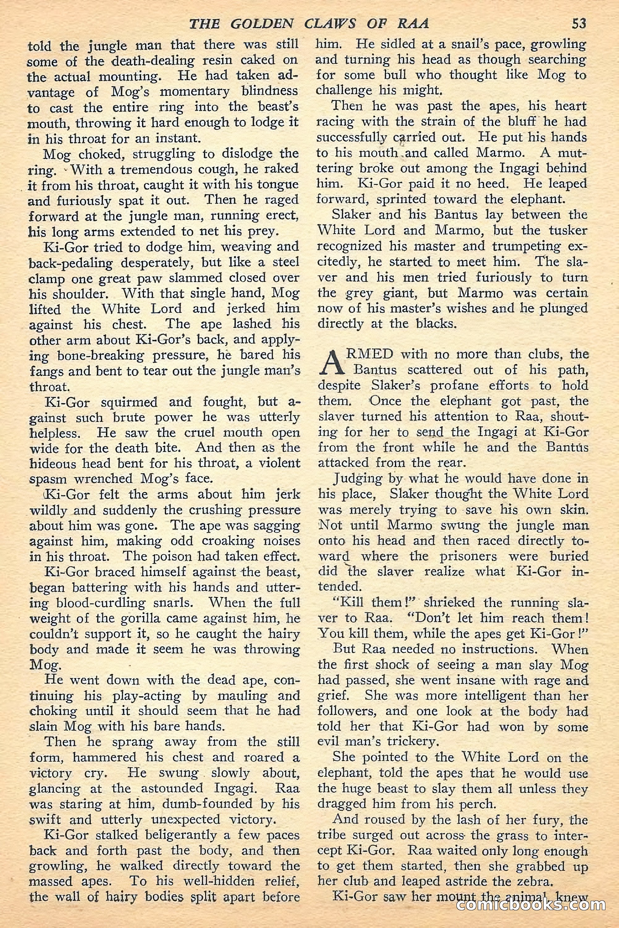 Jungle Stories, Fall 1948 — page 55 of 132