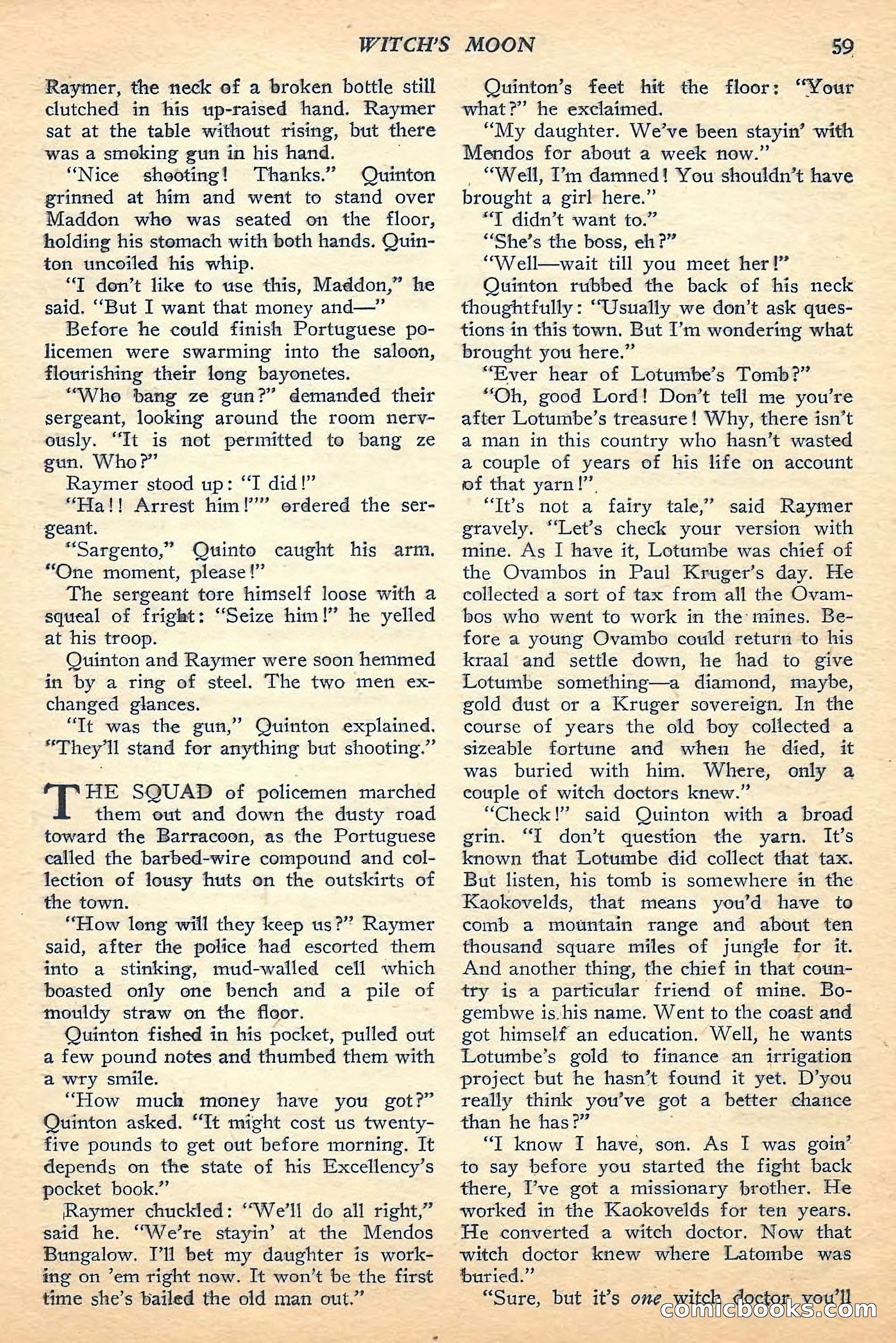 Jungle Stories, Fall 1948 — page 61 of 132
