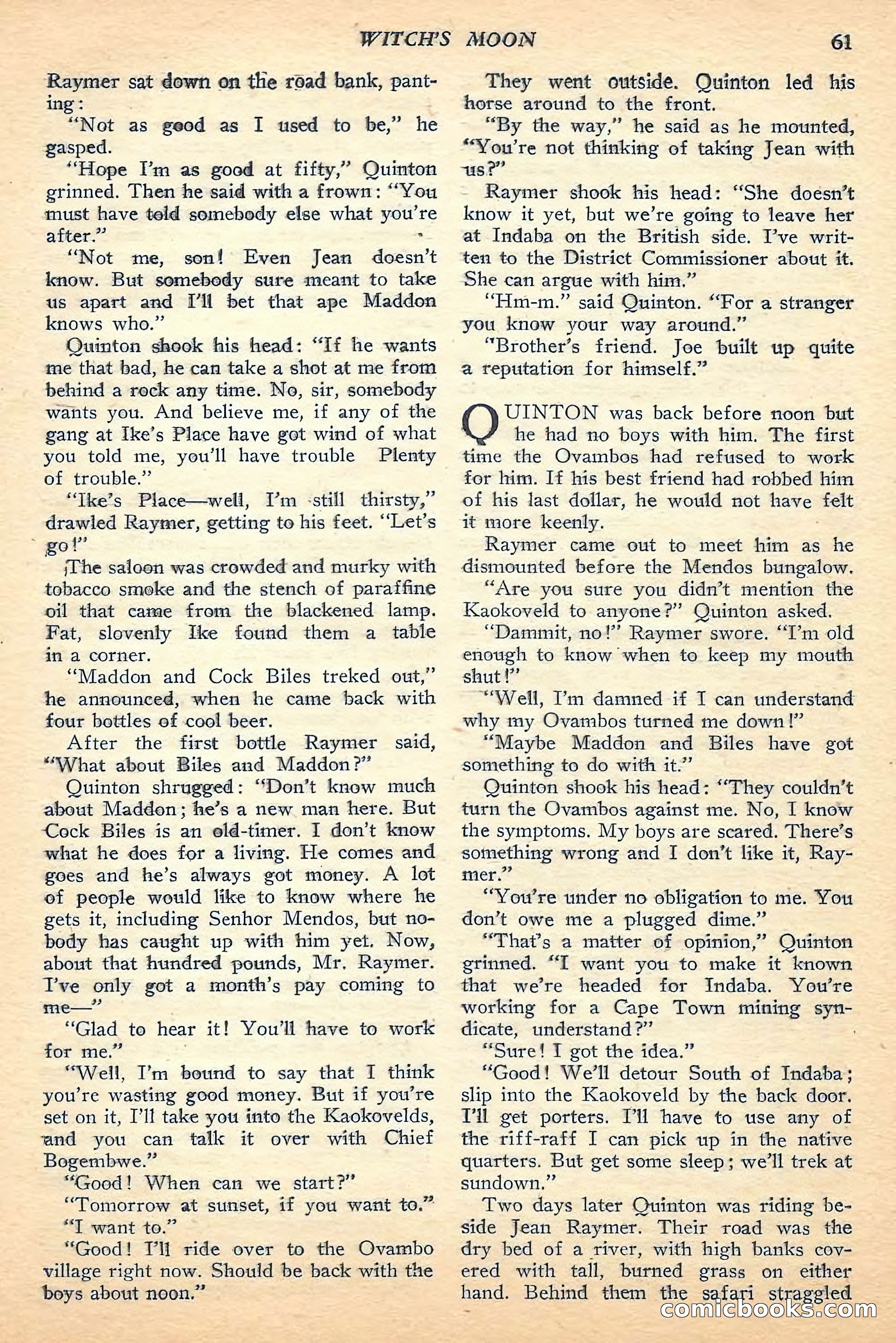 Jungle Stories, Fall 1948 — page 63 of 132