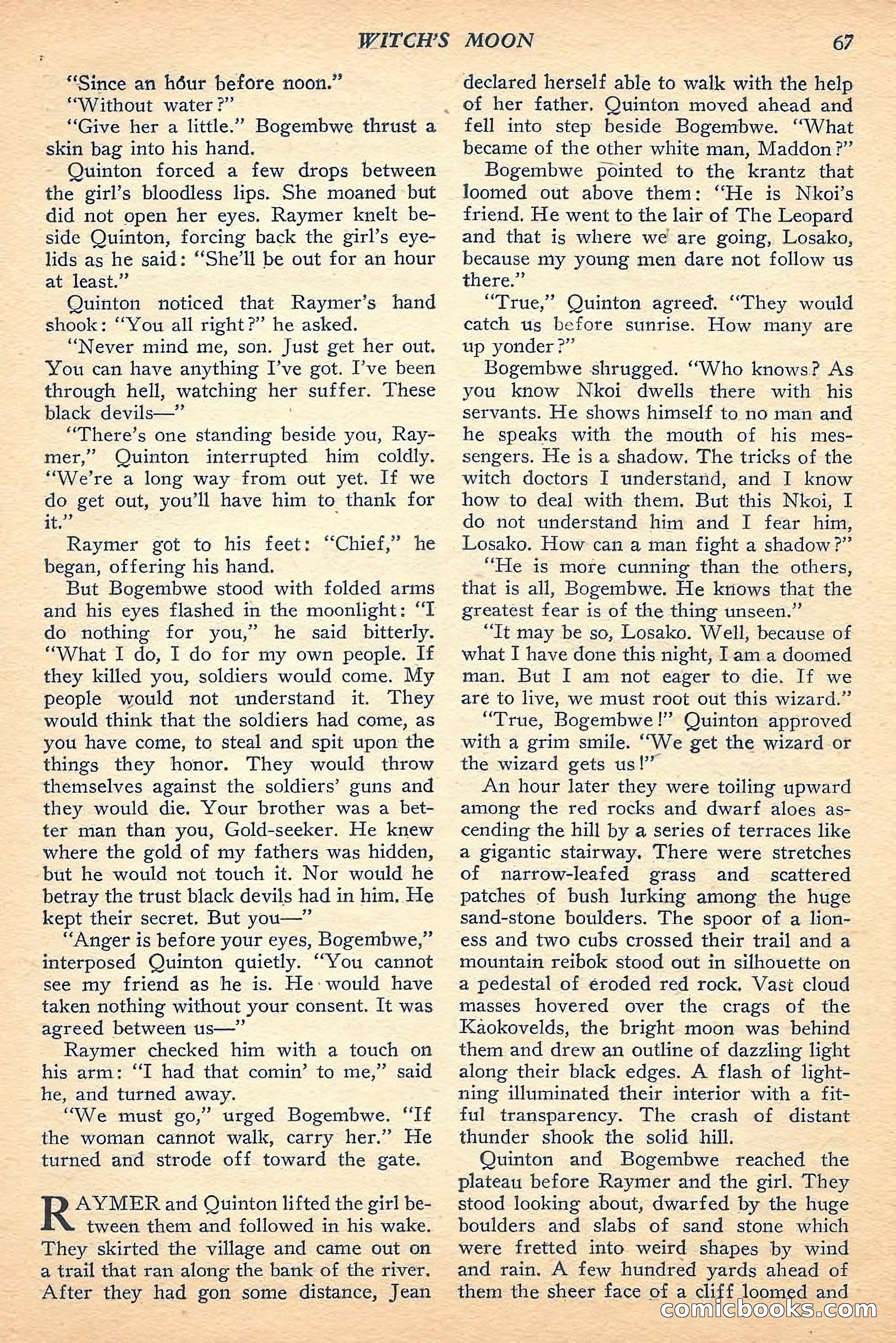 Jungle Stories, Fall 1948 — page 69 of 132