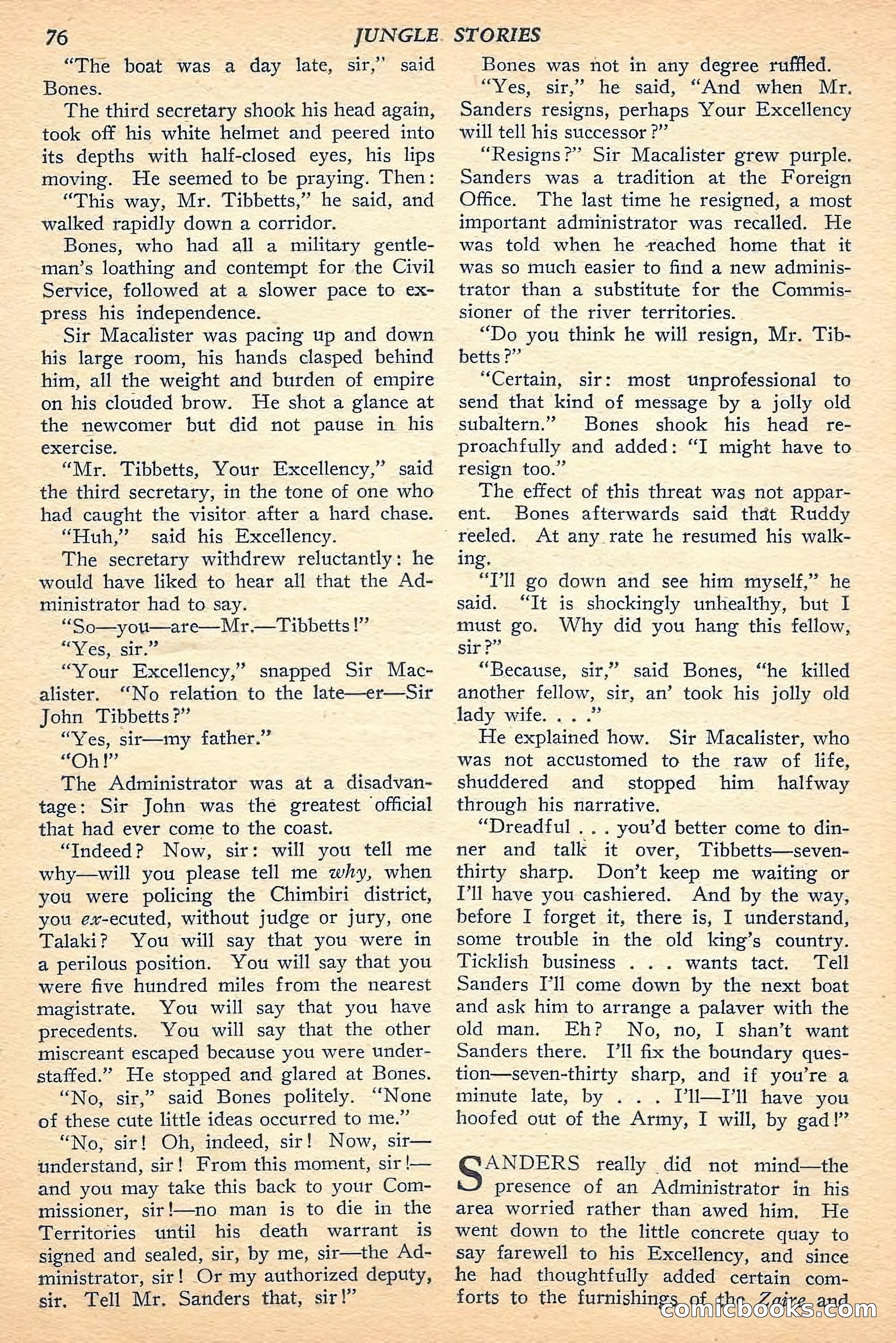 Jungle Stories, Fall 1948 — page 78 of 132