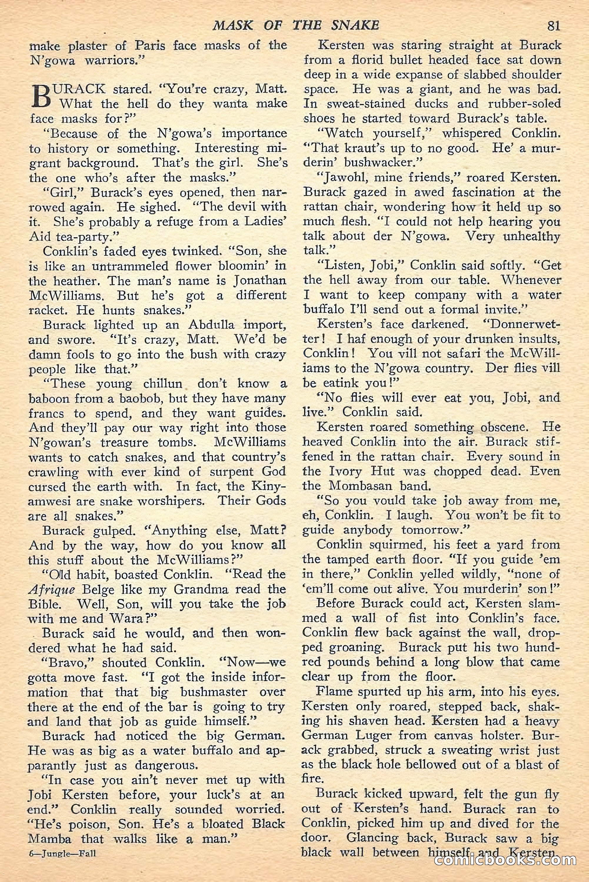 Jungle Stories, Fall 1948 — page 83 of 132