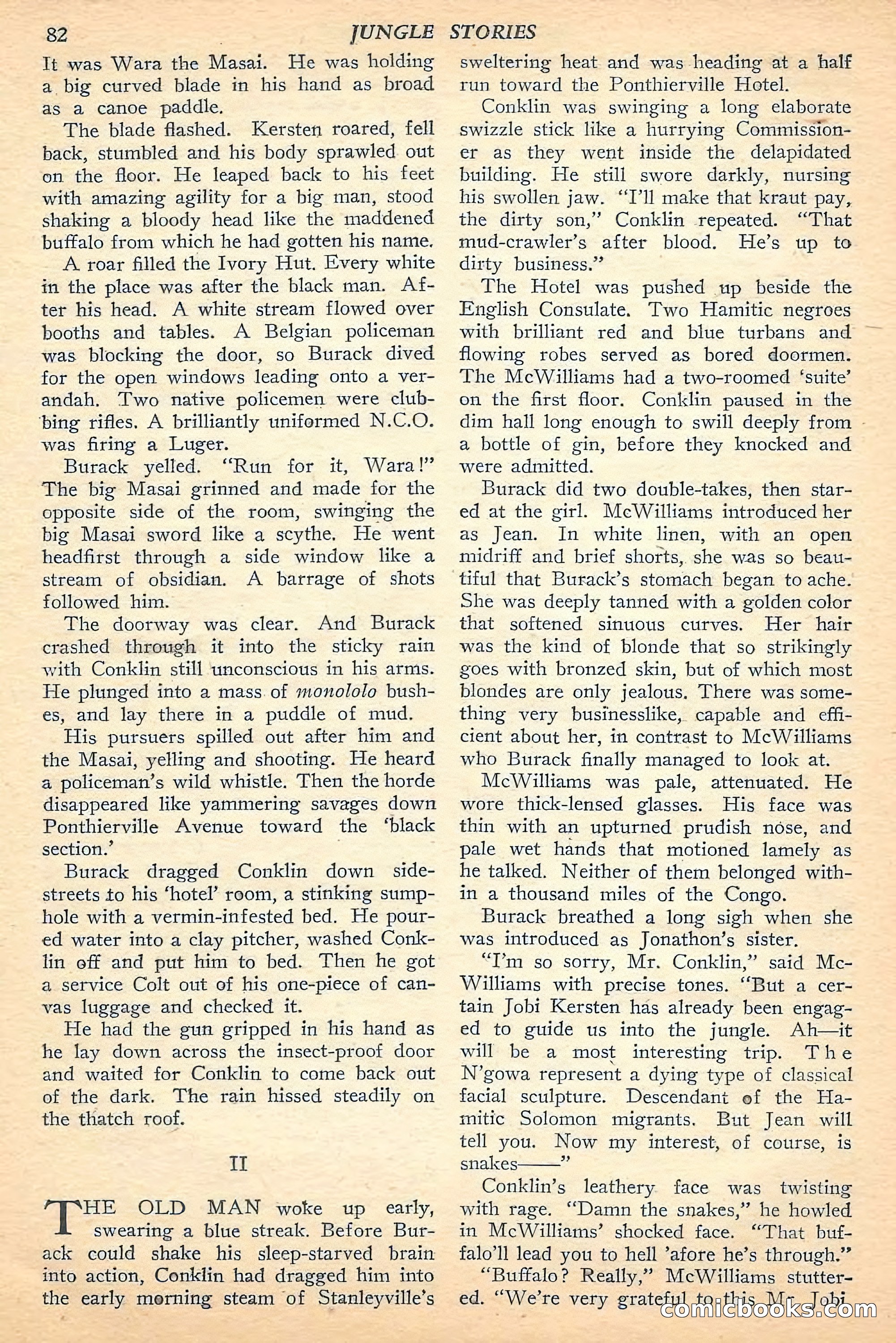 Jungle Stories, Fall 1948 — page 84 of 132