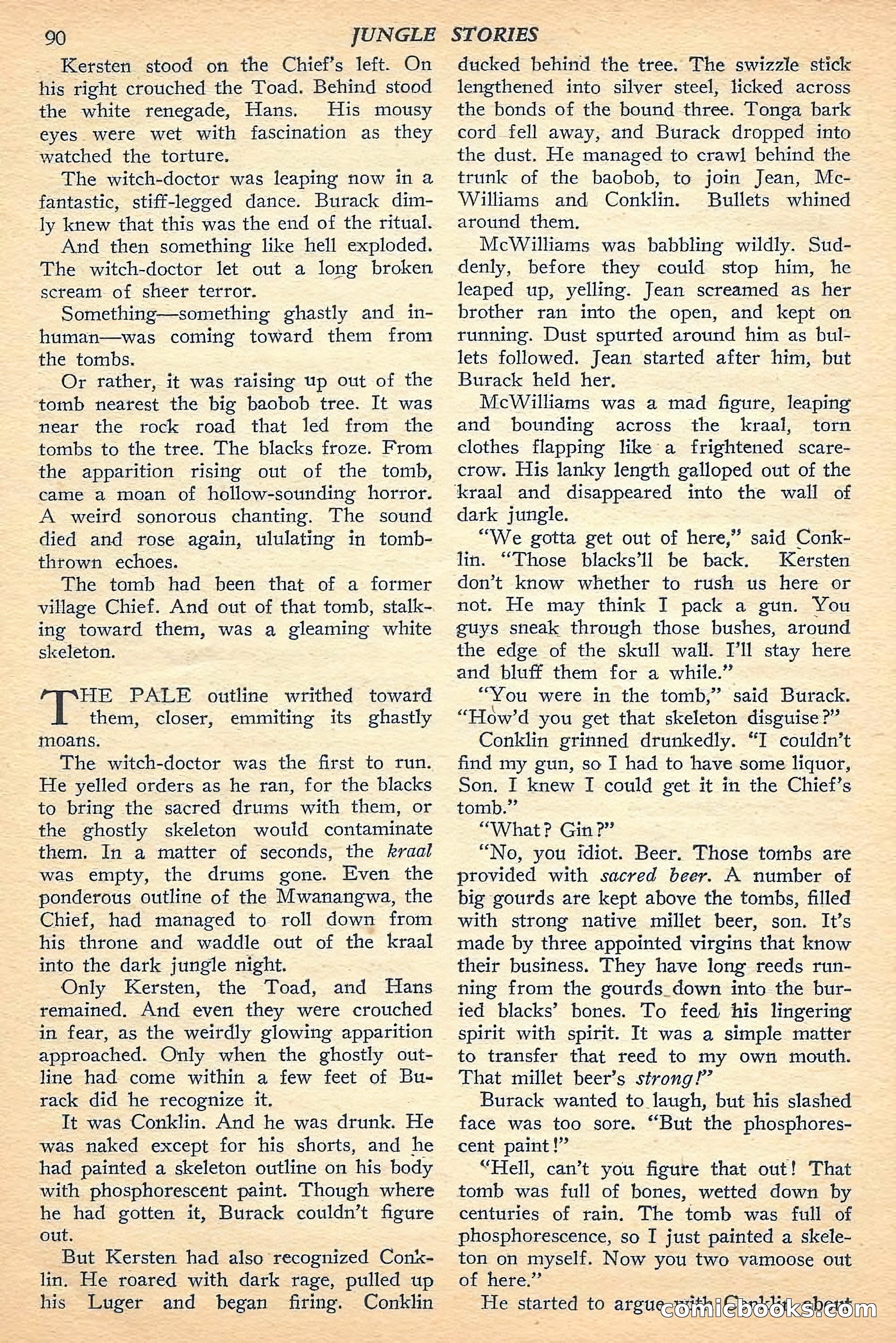 Jungle Stories, Fall 1948 — page 92 of 132