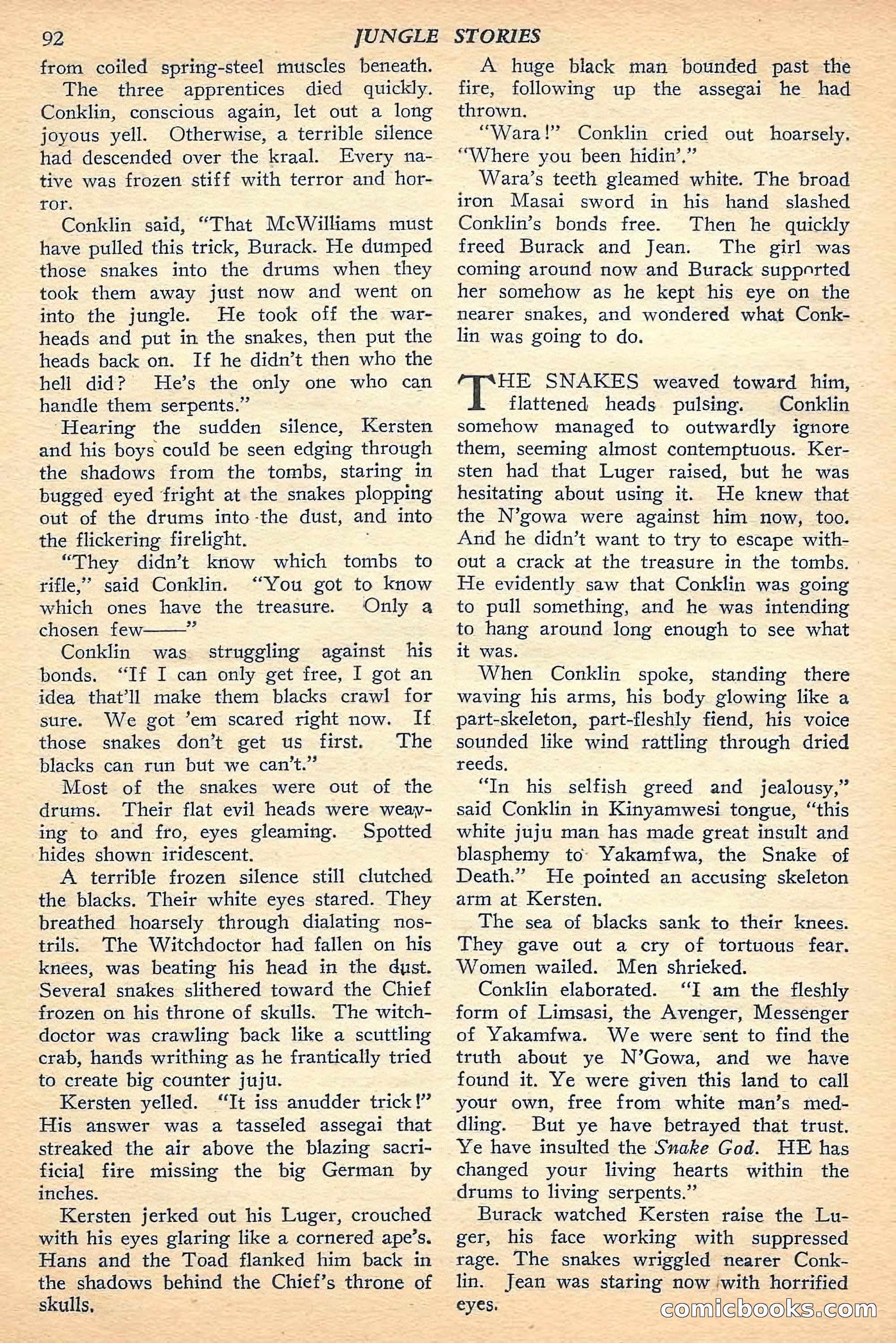 Jungle Stories, Fall 1948 — page 94 of 132