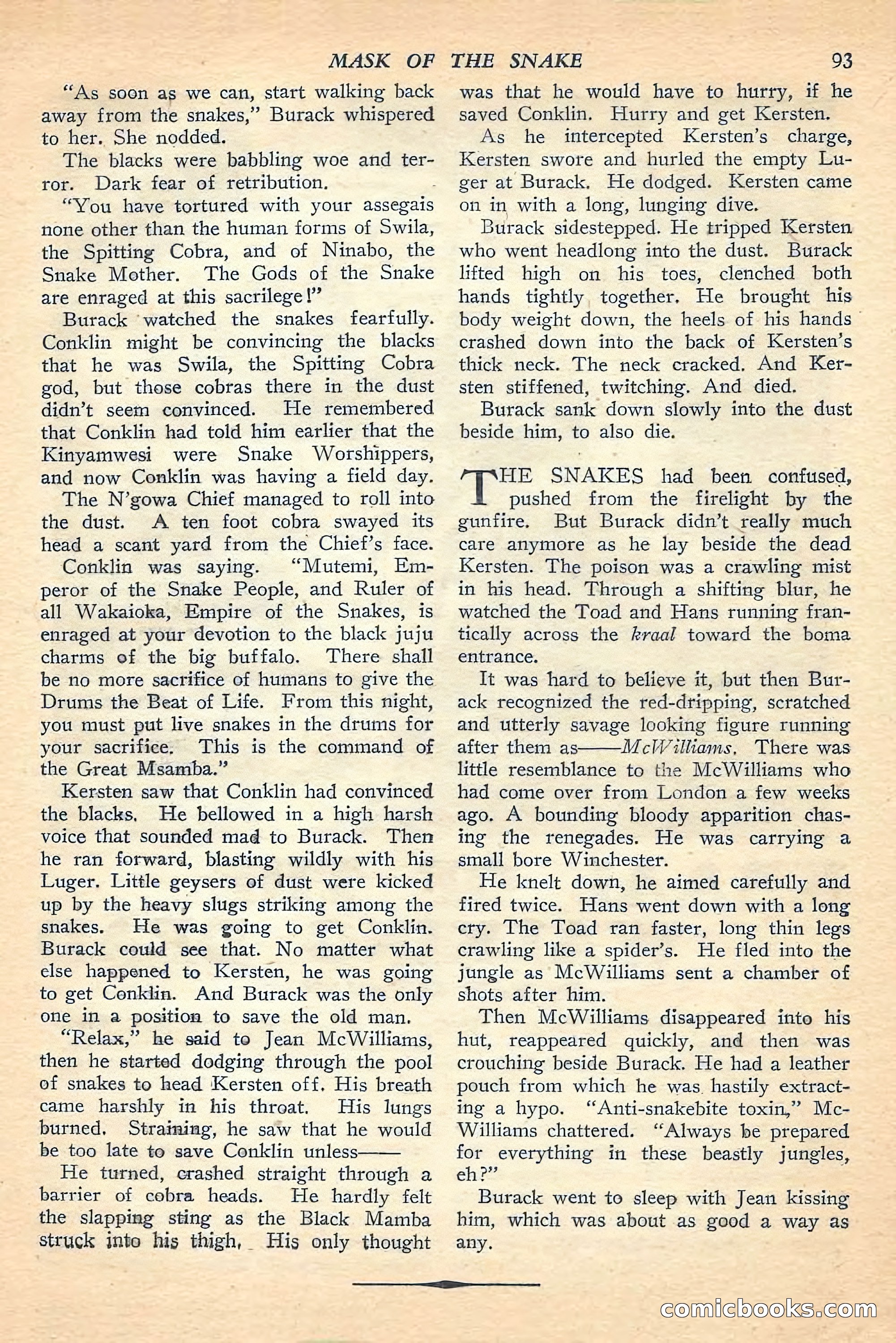 Jungle Stories, Fall 1948 — page 95 of 132