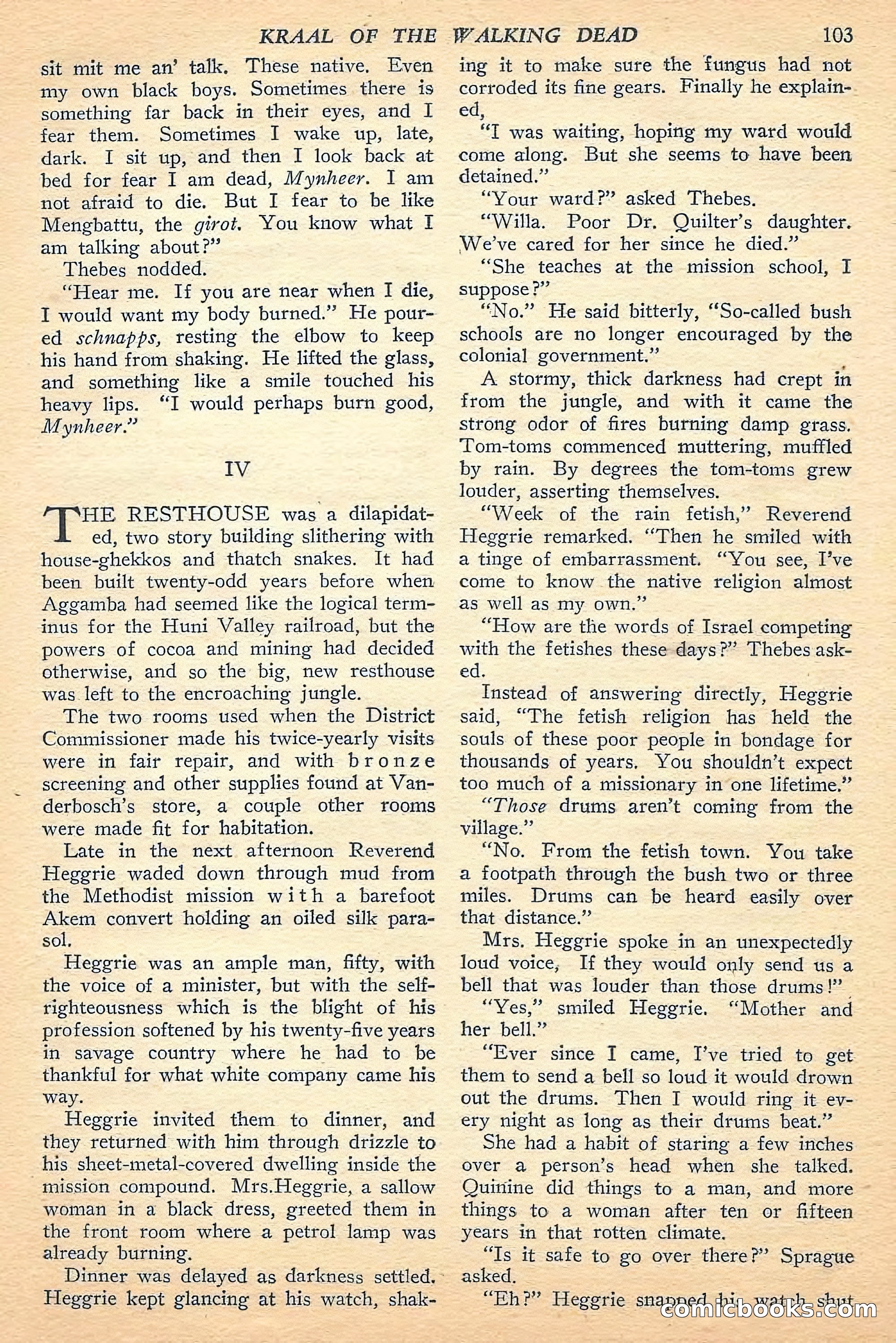 Jungle Stories, Fall 1948 — page 105 of 132