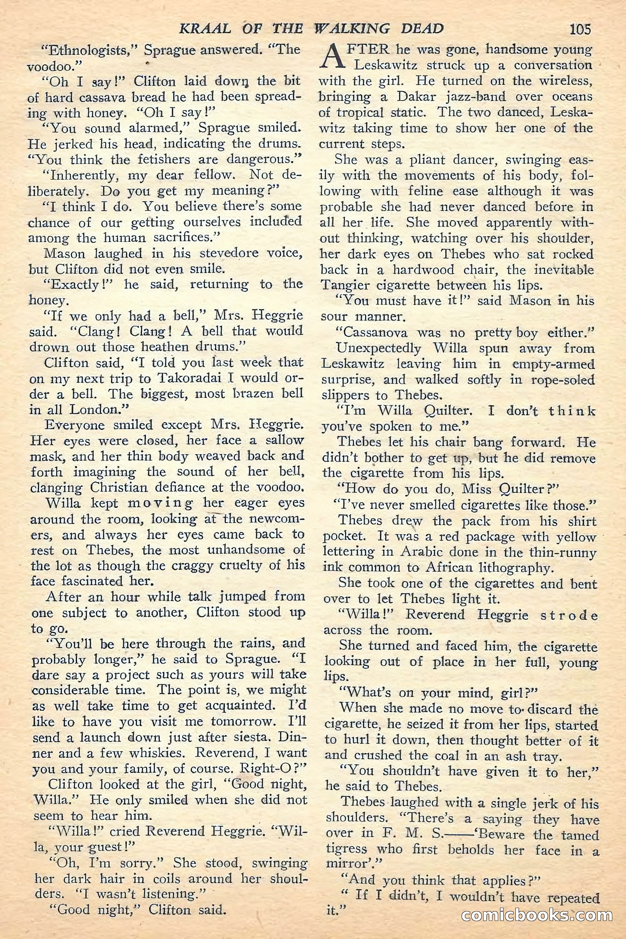 Jungle Stories, Fall 1948 — page 107 of 132