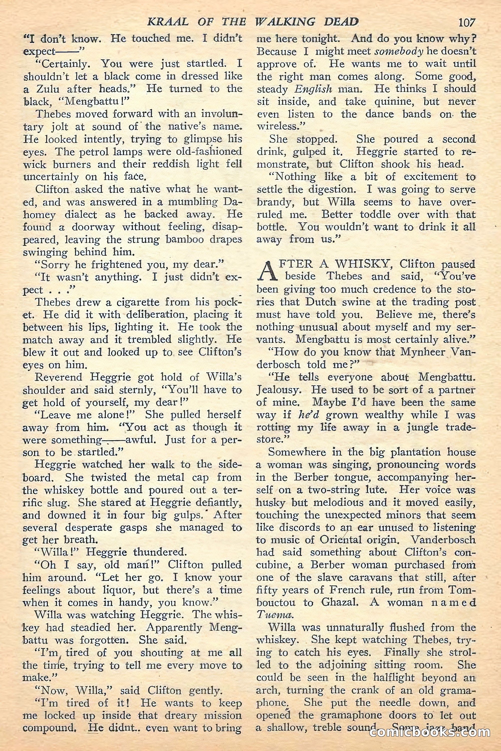 Jungle Stories, Fall 1948 — page 109 of 132