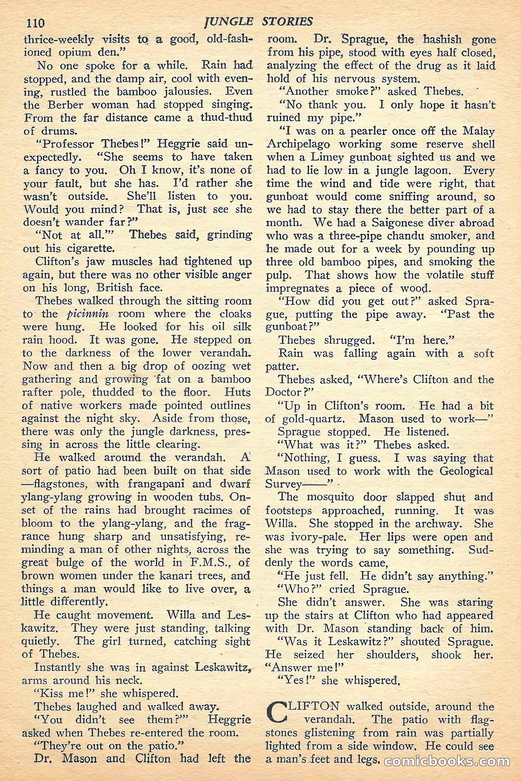 Jungle Stories, Fall 1948 — page 112 of 132